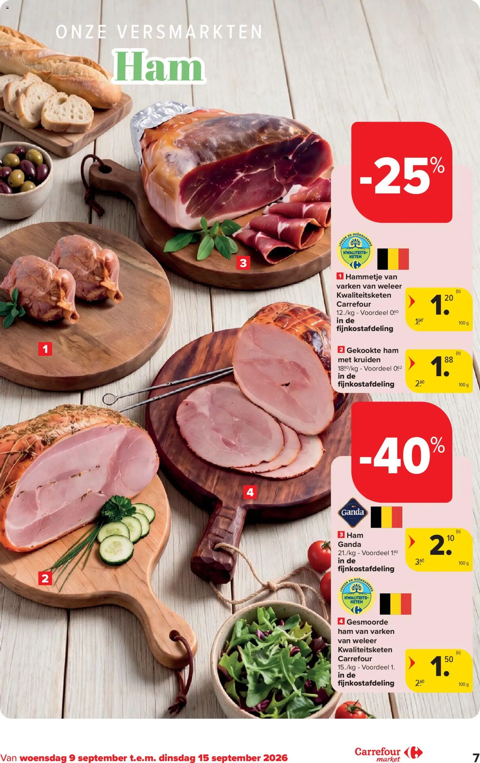 {H1} | Pagina: 7 | Producten: Ham, Kruiden