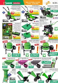 Jager katalog akcije – veljaven od 19.08.2026 | Stran: 10 | Izdelki: Nož, Teza, Samokolnica, Mešalec