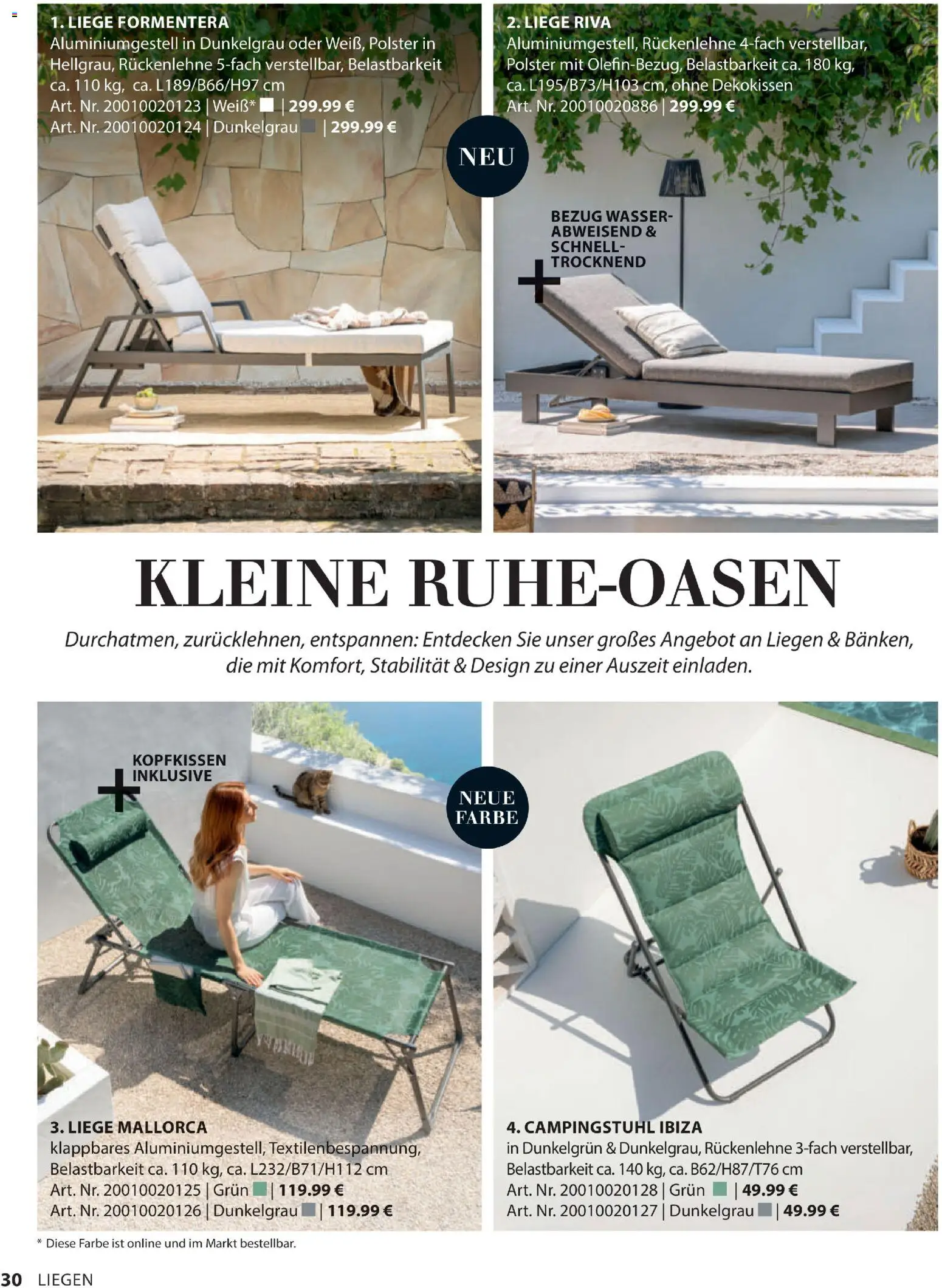 Dehner Gartenmöbel Trends 2026 gültig ab 29.01.2026 | Seite: 30 | Produkte: Wasser