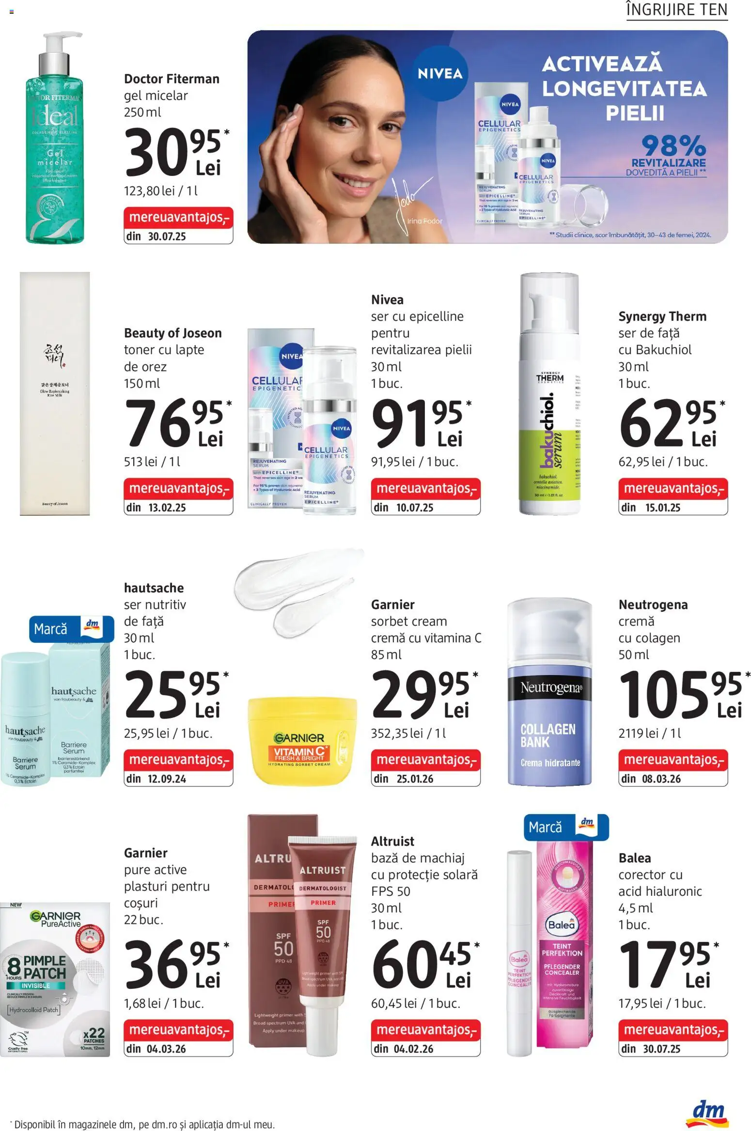 Noul catalog DM drogeriemarkt – valabil de la 28.05.2026 | Pagină: 11 | Produse: Machiaj, Lapte, Cremă, Orez