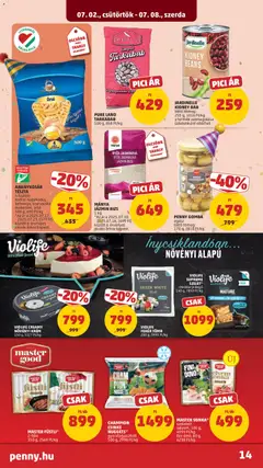 MASTER FÜSTLI* 2-féle, 350 g - amely érvényes a következő dátumtól: 2026.07.02. | Oldal: 18