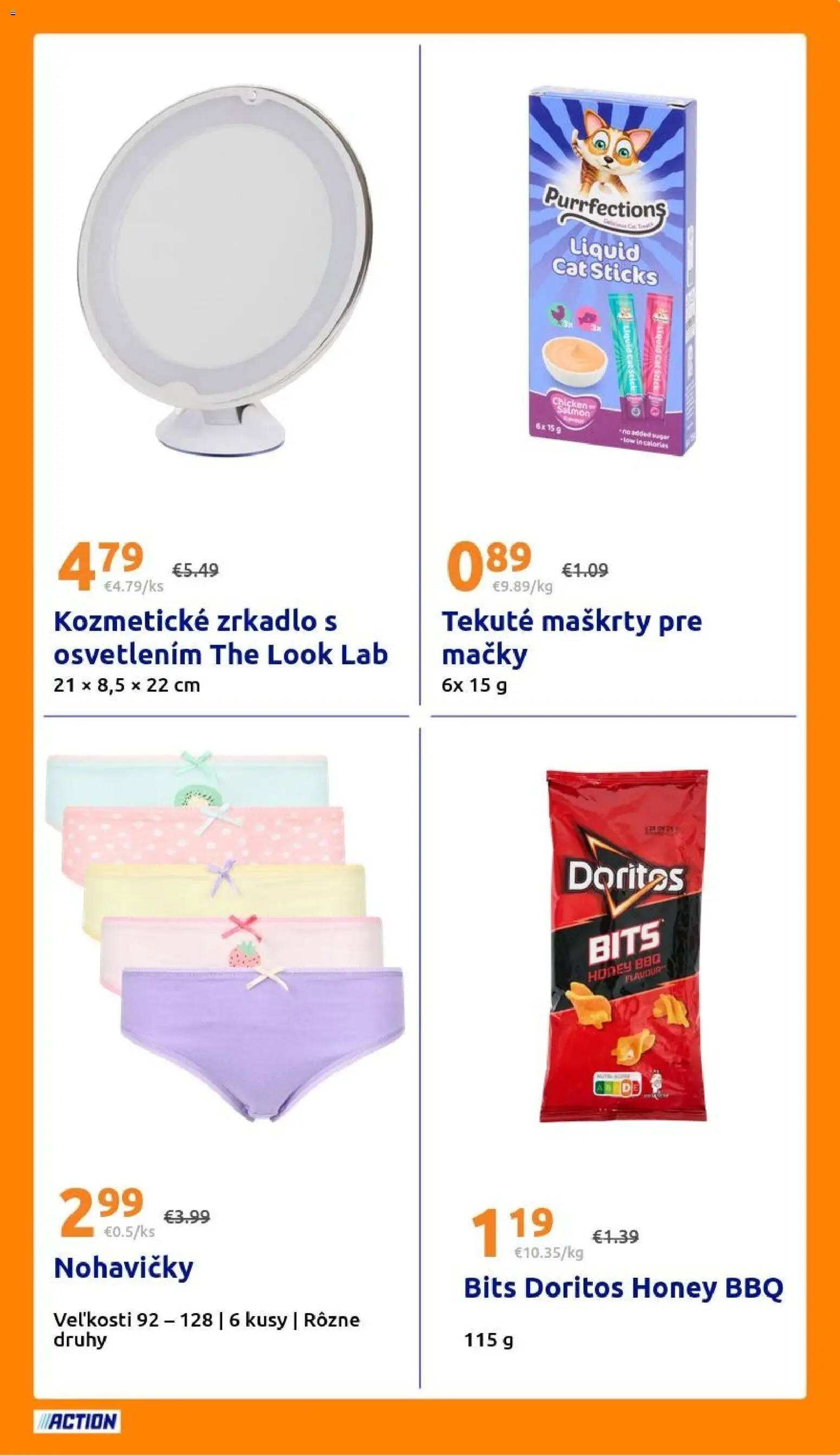 Nové Action akcie – leták je platný od 14.10.2026 | Strana: 23 | Produkty: Zrkadlo, Nohavičky