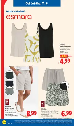 Lidl katalog akcije – veljaven od 11.06.2026 | Stran: 44 | Izdelki: Hlace, Kratke hlace