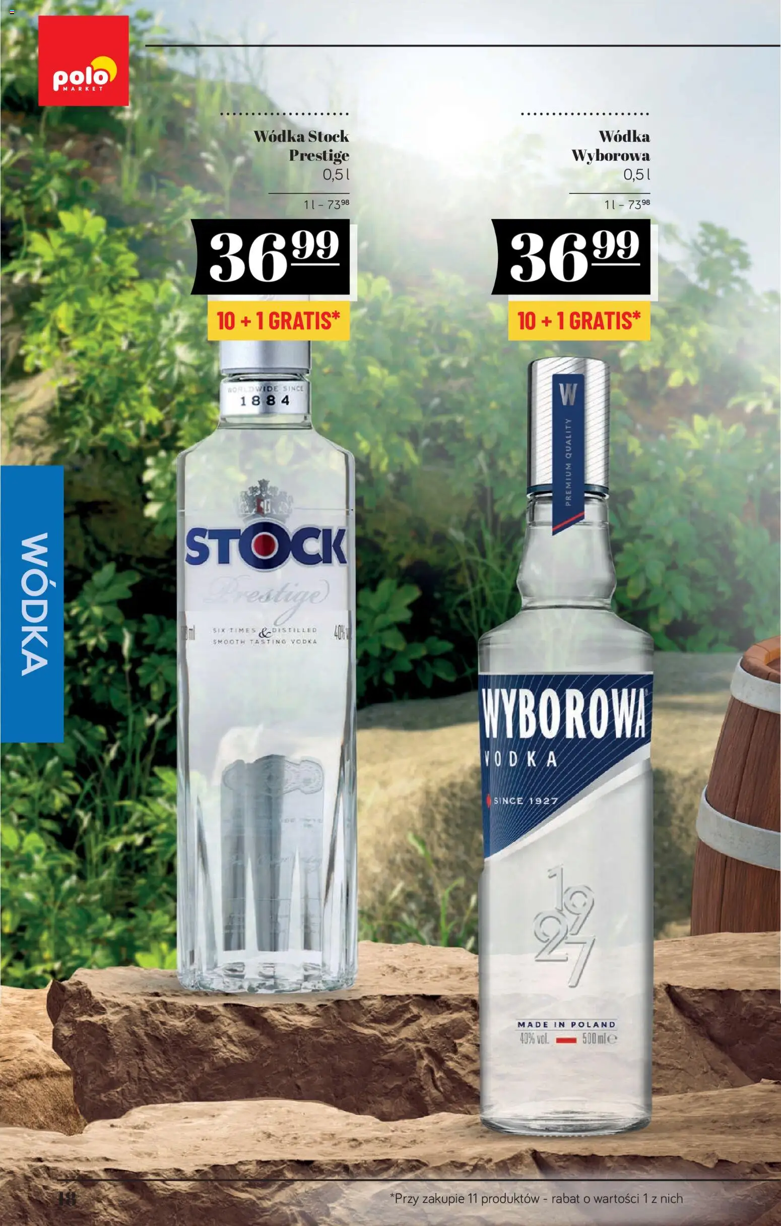 POLOmarket katalog - Alkoholi od 27.08.2026 | Strona: 18 | Produkty: Wódka Stock, Vodka, Wódka