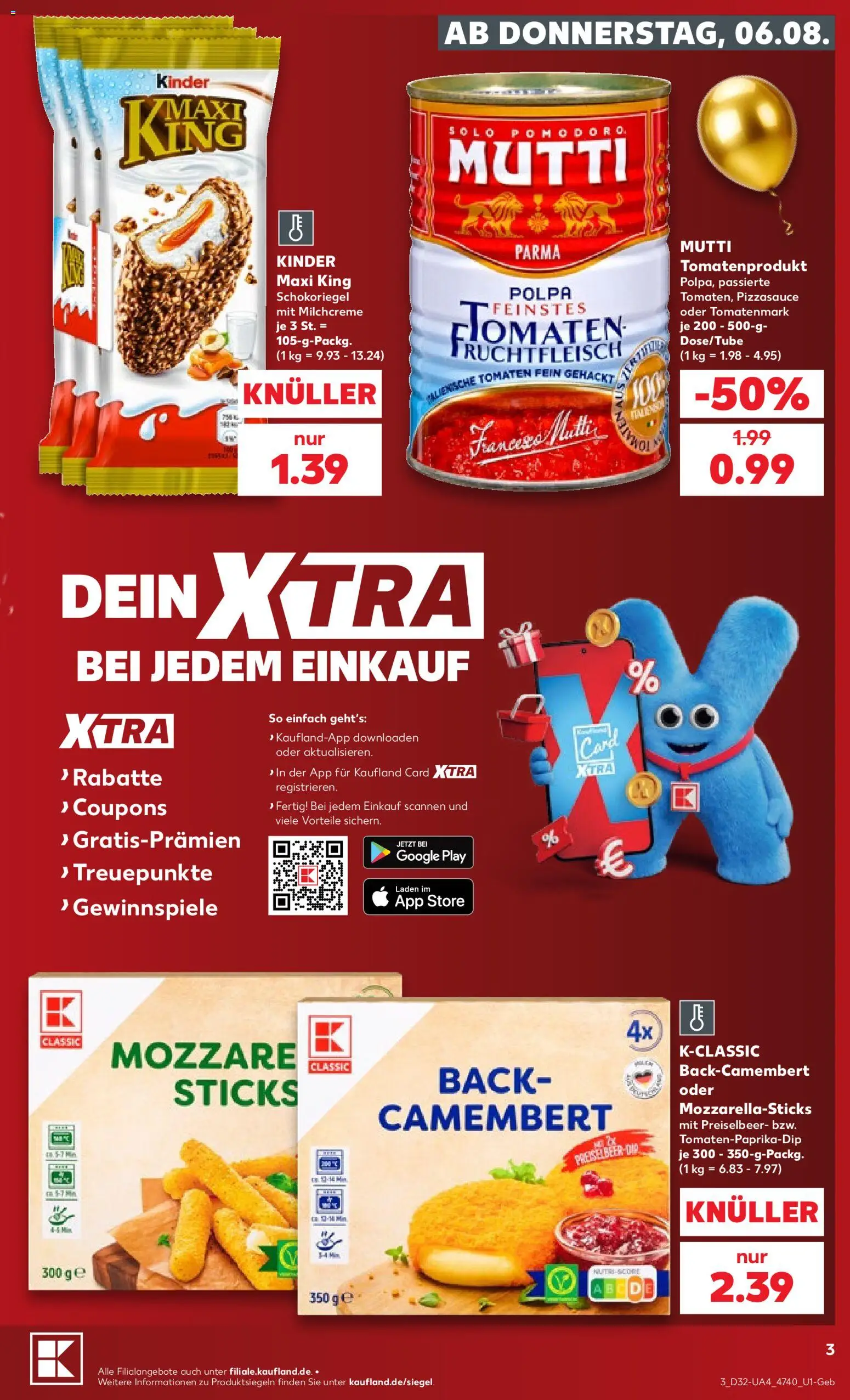 Kaufland Prospekt Hannover – gültig ab 06.08.2026 | Seite: 3 | Produkte: Tomaten