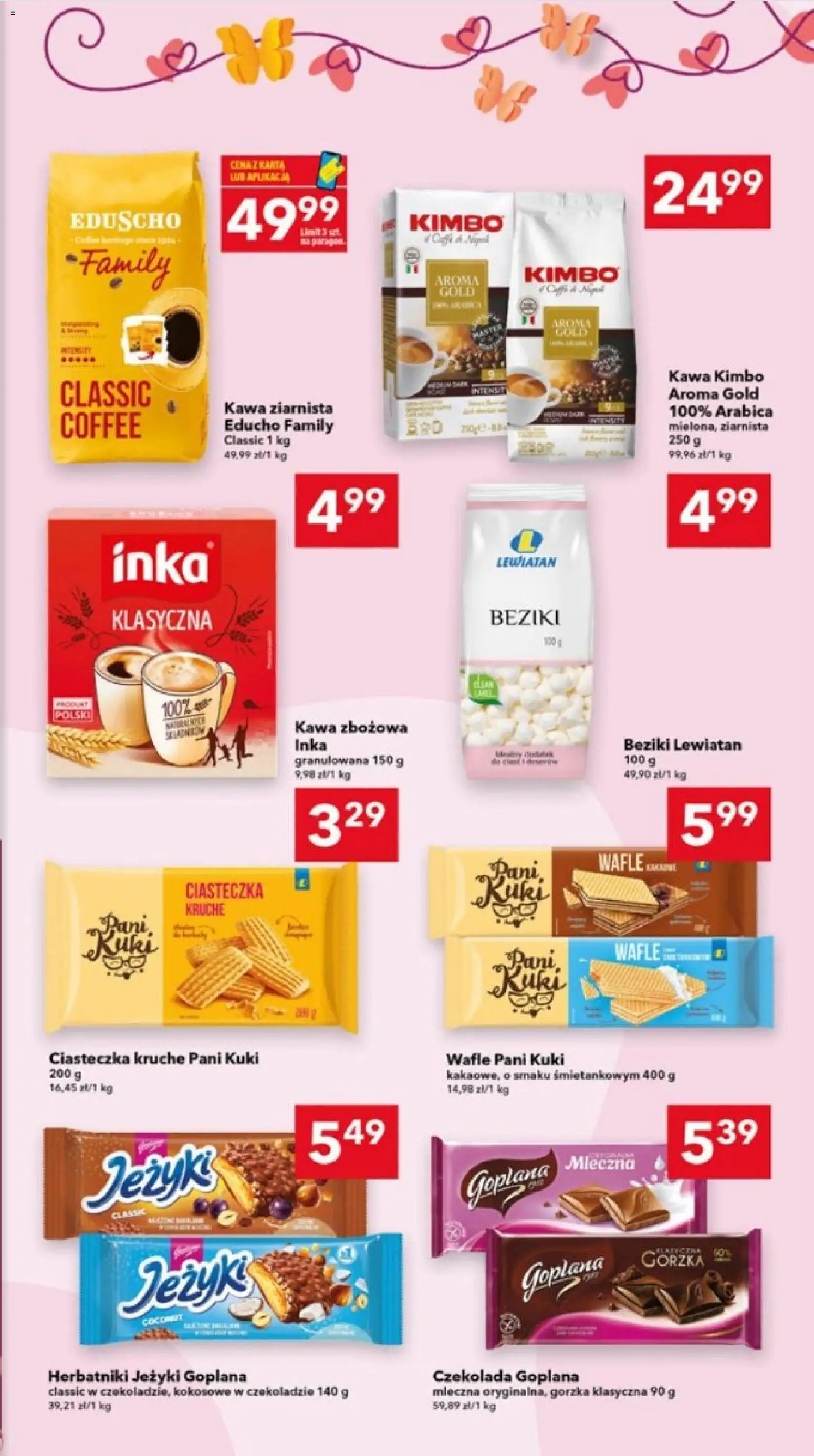 Lewiatan gazetka - Katowice od 21.05.2026 | Strona: 3 | Produkty: Kawa ziarnista, Herbatniki, Kawa, Czekolada