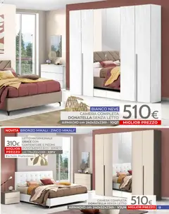 Anteprima del volantino Mondo Convenienza volantino Camere valido a partire dal 01/07/2026 | Pagina: 13 | Prodotti: Letto matrimoniale, Contenitore, Letto, Armadio