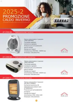 Anteprima del volantino GBC Caldo Inverno catalogo valido a partire dal 24.10.2025