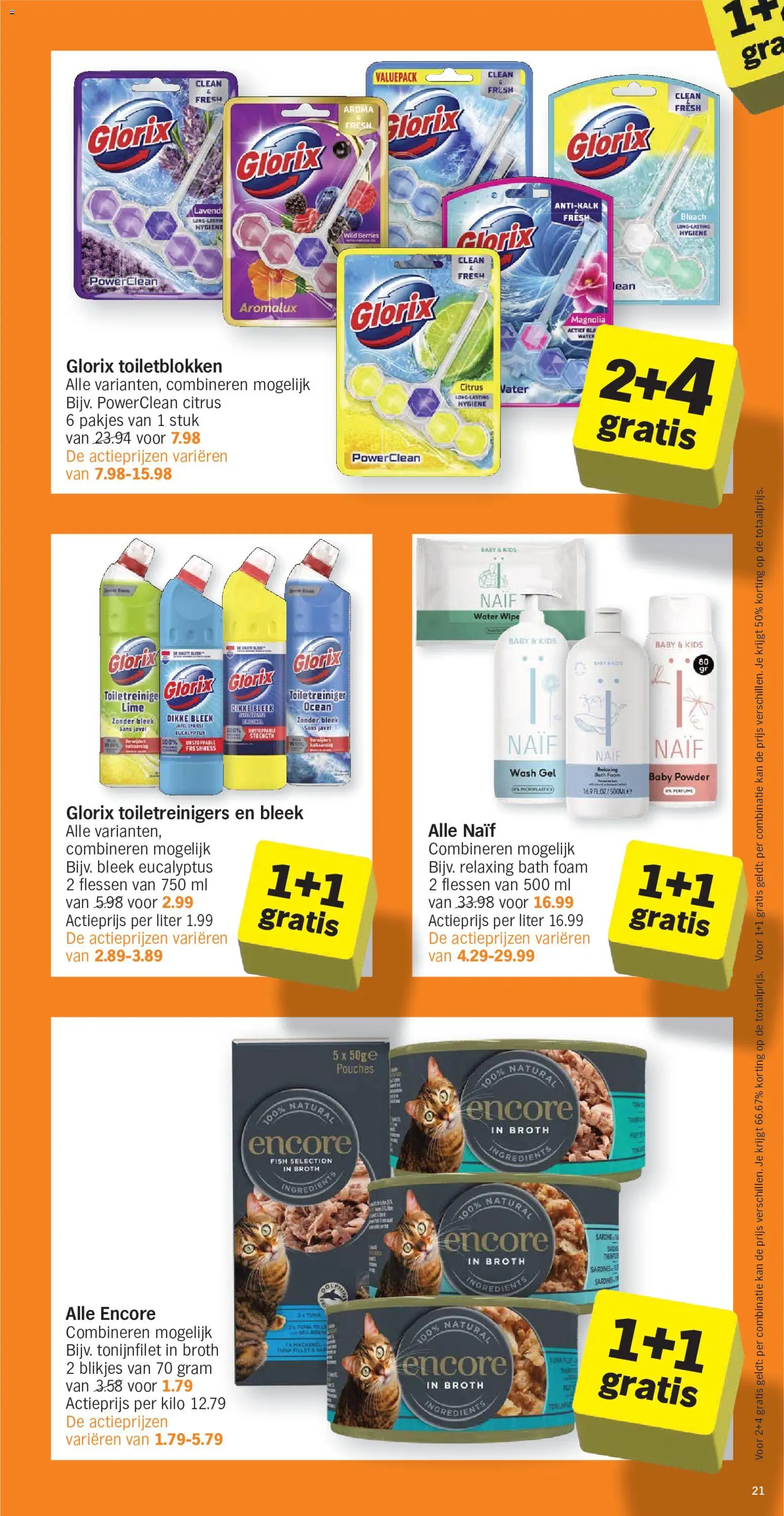 {H1} | Pagina: 21 | Producten: Gel, Toilet, Kan