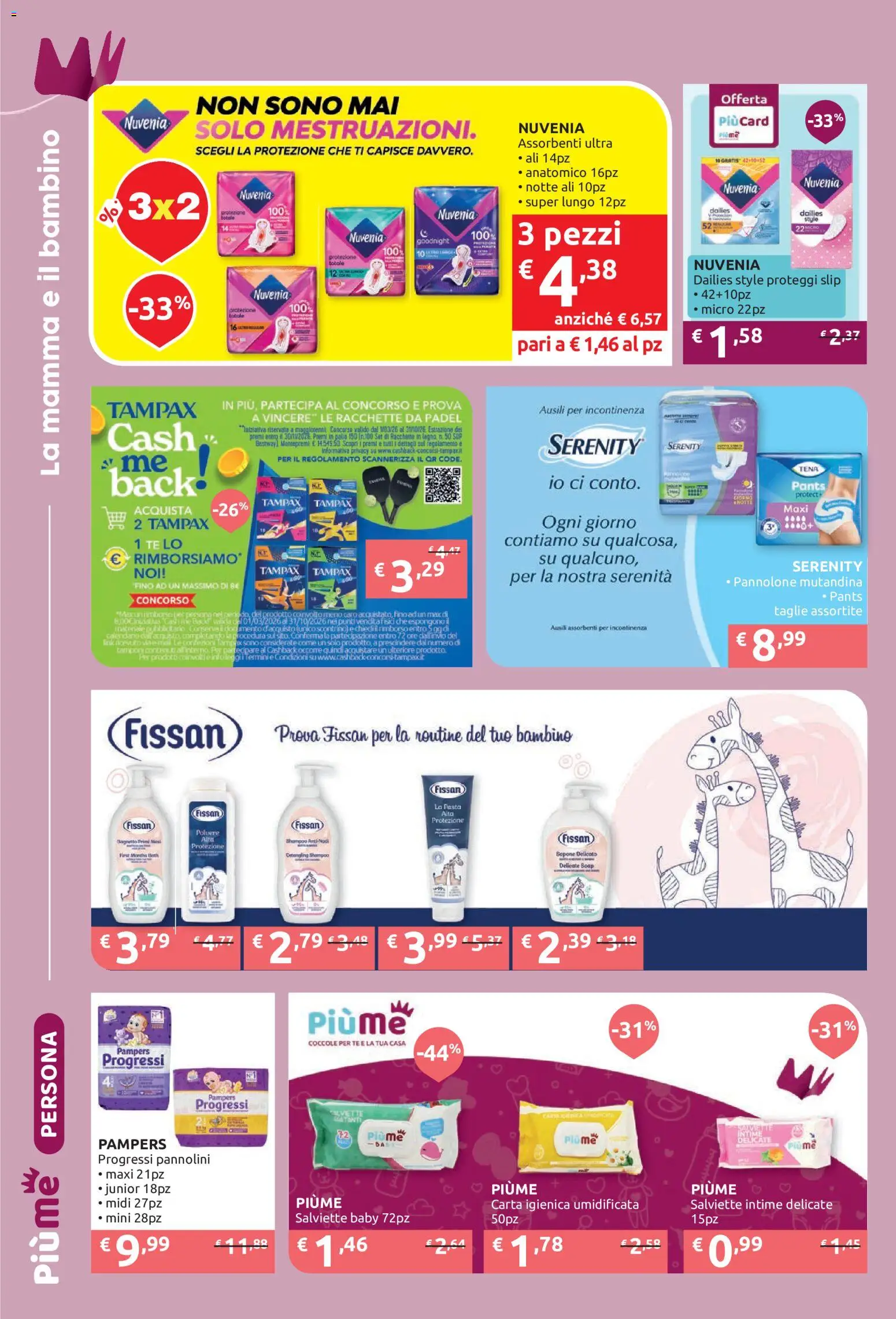 Volantino IperSoap del 24/08/2026 | Pagina: 8 | Prodotti: Shampoo, Proteggi slip, Pasta, Bagnetto