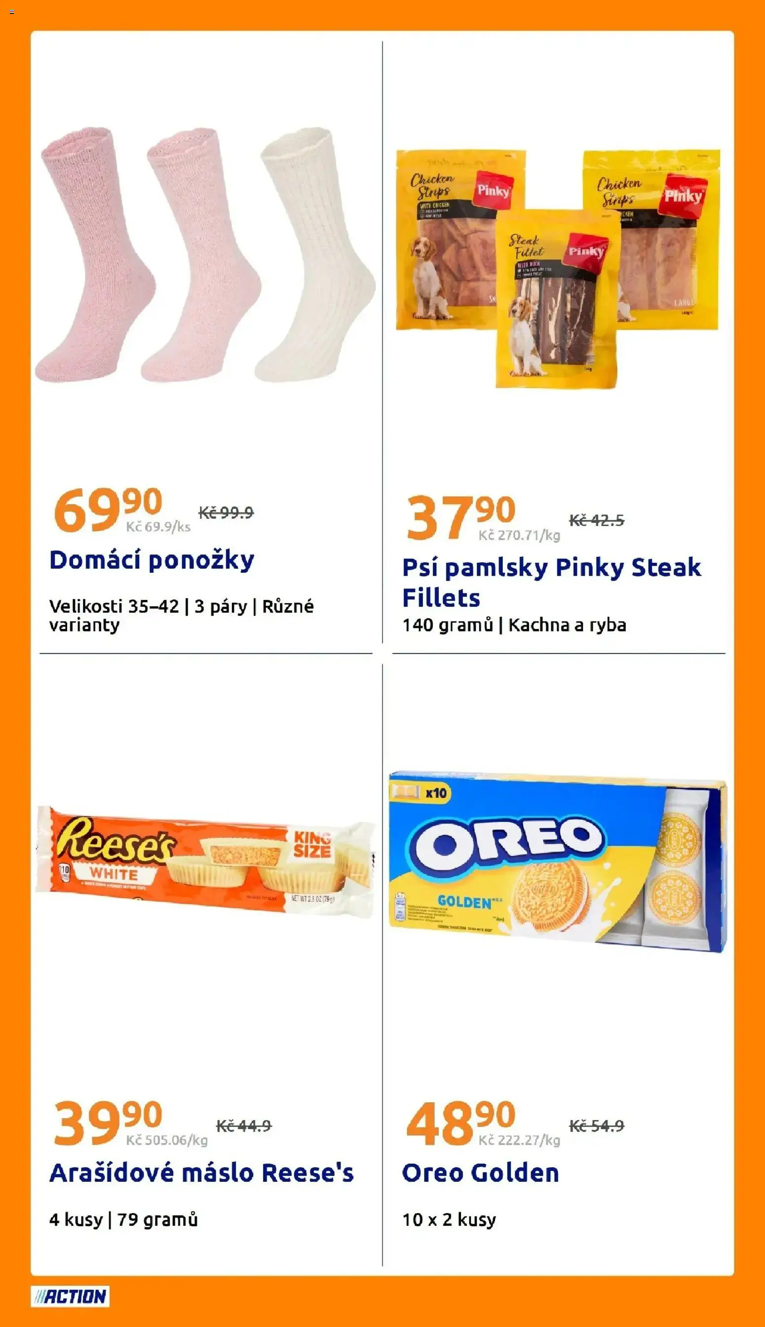 Action leták od 14.10.2026 - Akční leták online | Strana: 21 | Produkty: Máslo, Ryba, Steak, Kachna