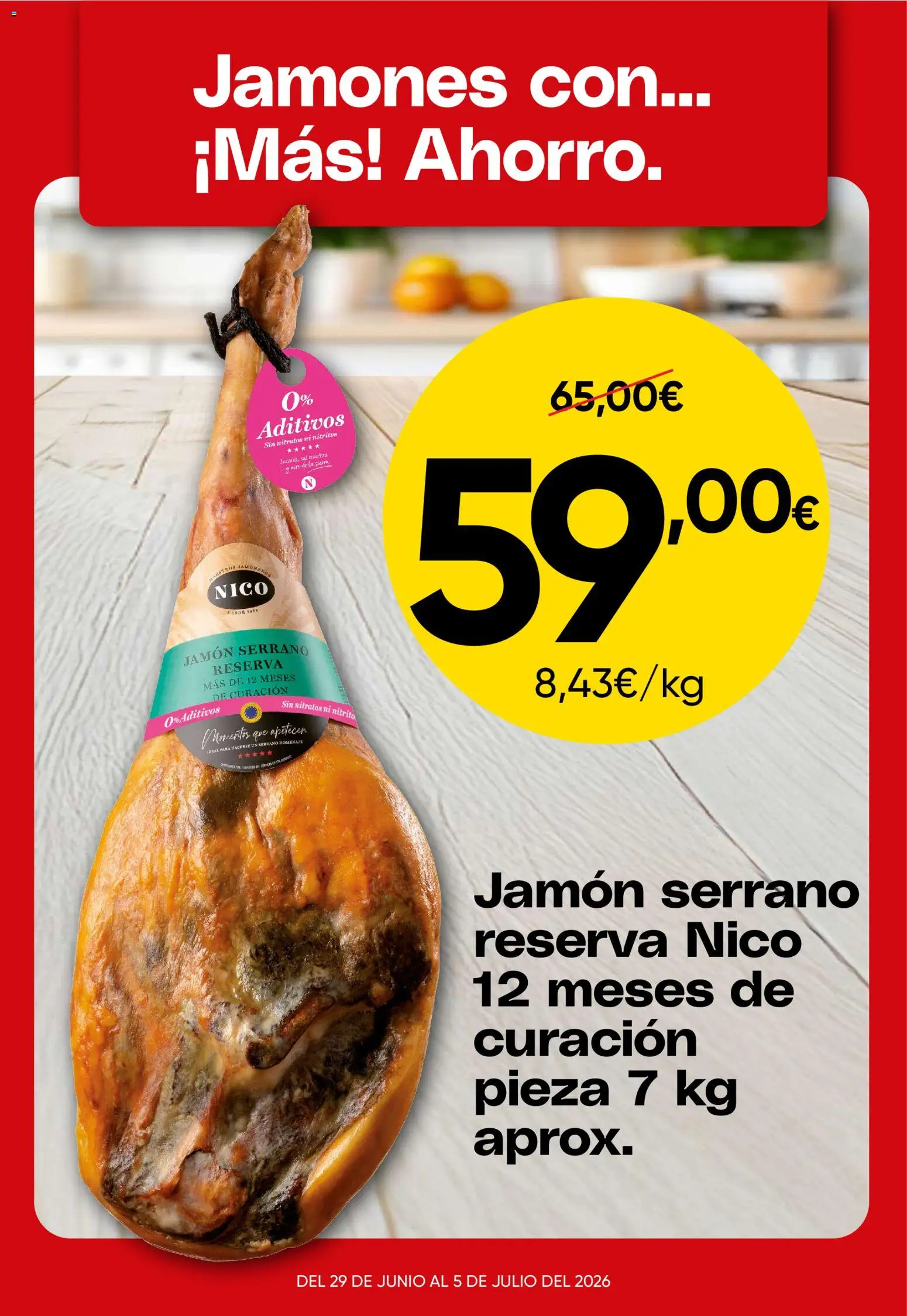 Froiz Oferta semanal │ válido desde el 29/06/2026 | Página: 3 | Productos: Jamón serrano, Jamón