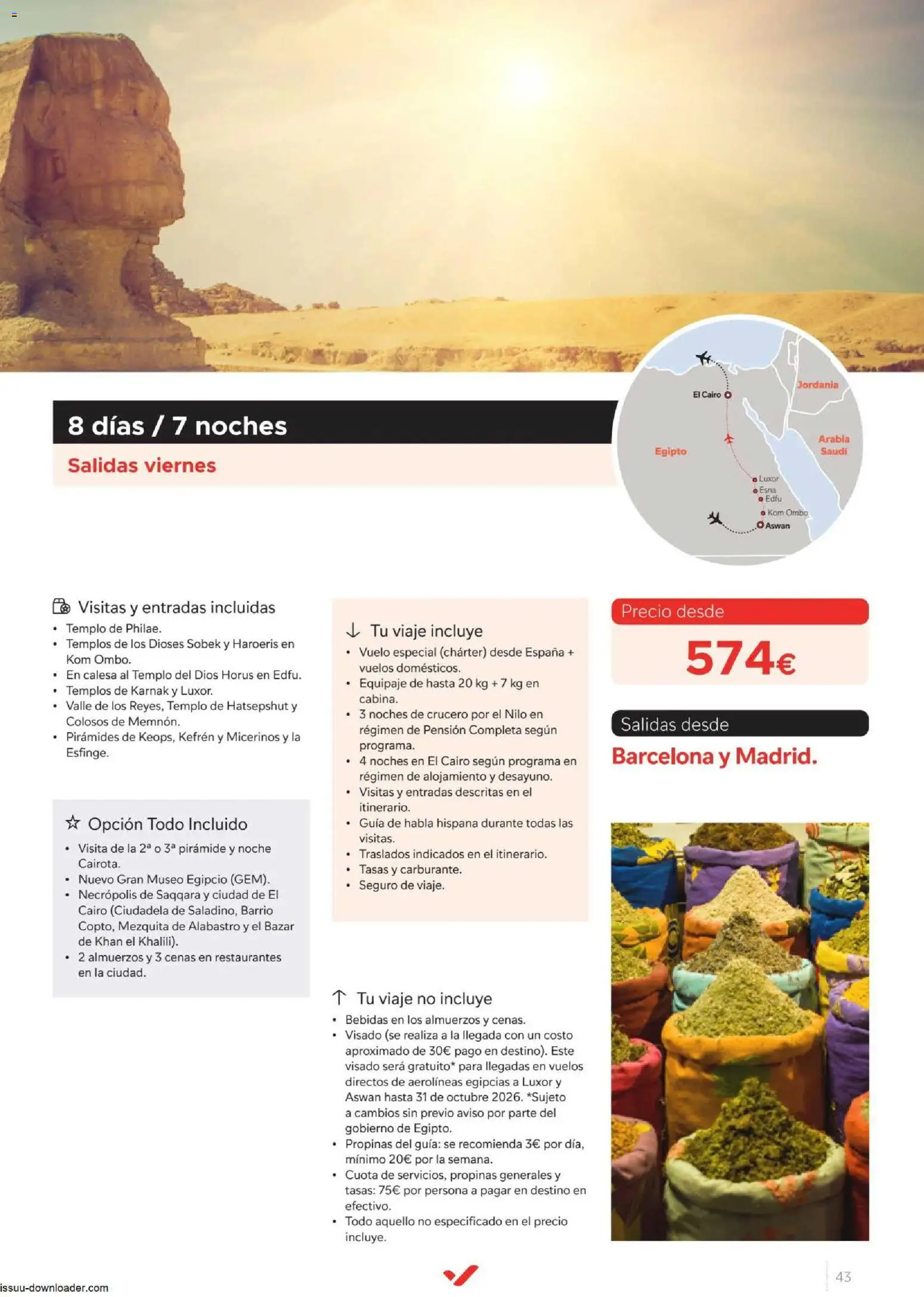 Halcón Viajes Egípto │ válido desde el 06/07/2026 | Página: 43