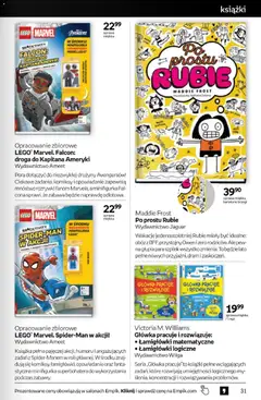 Pogląd oferty "Empik promocje" - ważna od 29.07.2026 | Strona: 31 | Produkty: Bielizna, Lego, Książki