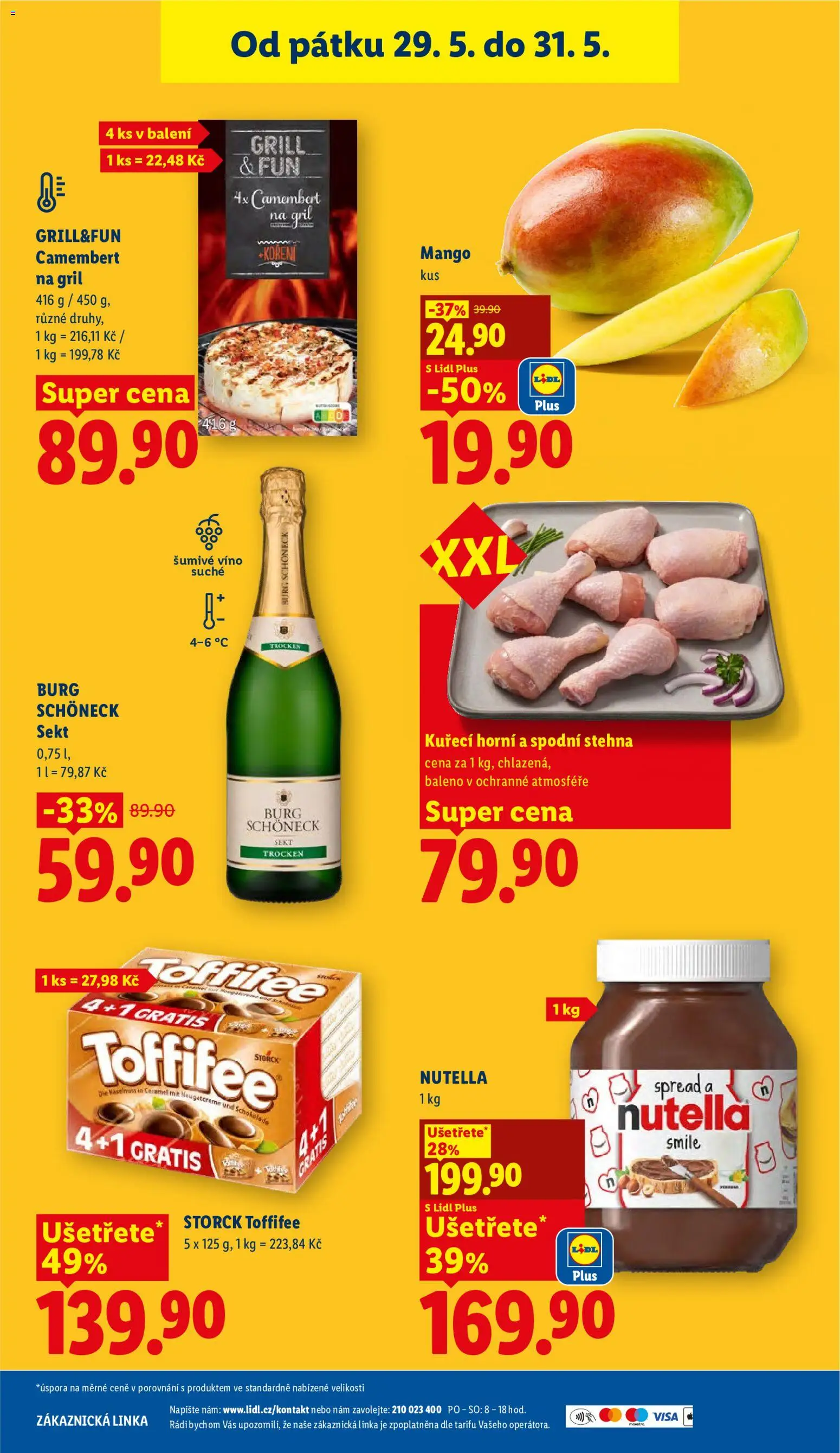 Lidl leták od 28.05.2026 | Strana: 43 | Produkty: Víno, Gril, Sekt Burg Schoneck, Camembert