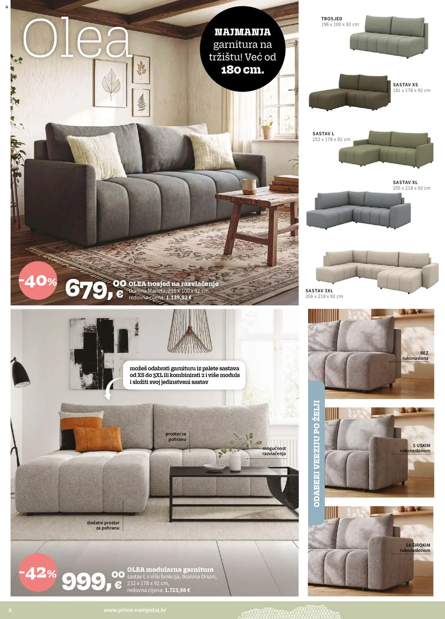 Prima katalog | vrijedi od 01.09.2026 | Stranica: 2 | Proizvodi: Trosjed