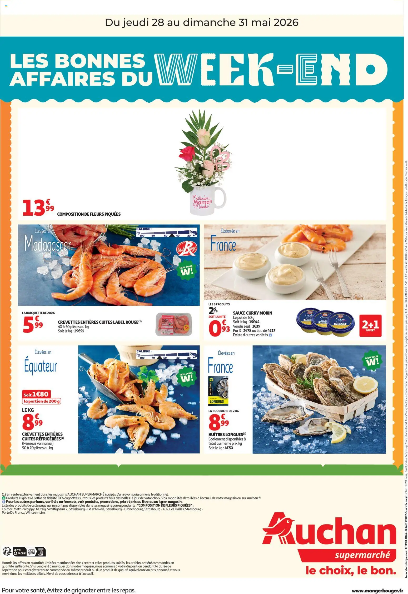 {H1} | Page: 2 | Produits: Poissonnerie, Crevettes, Porte, Curry