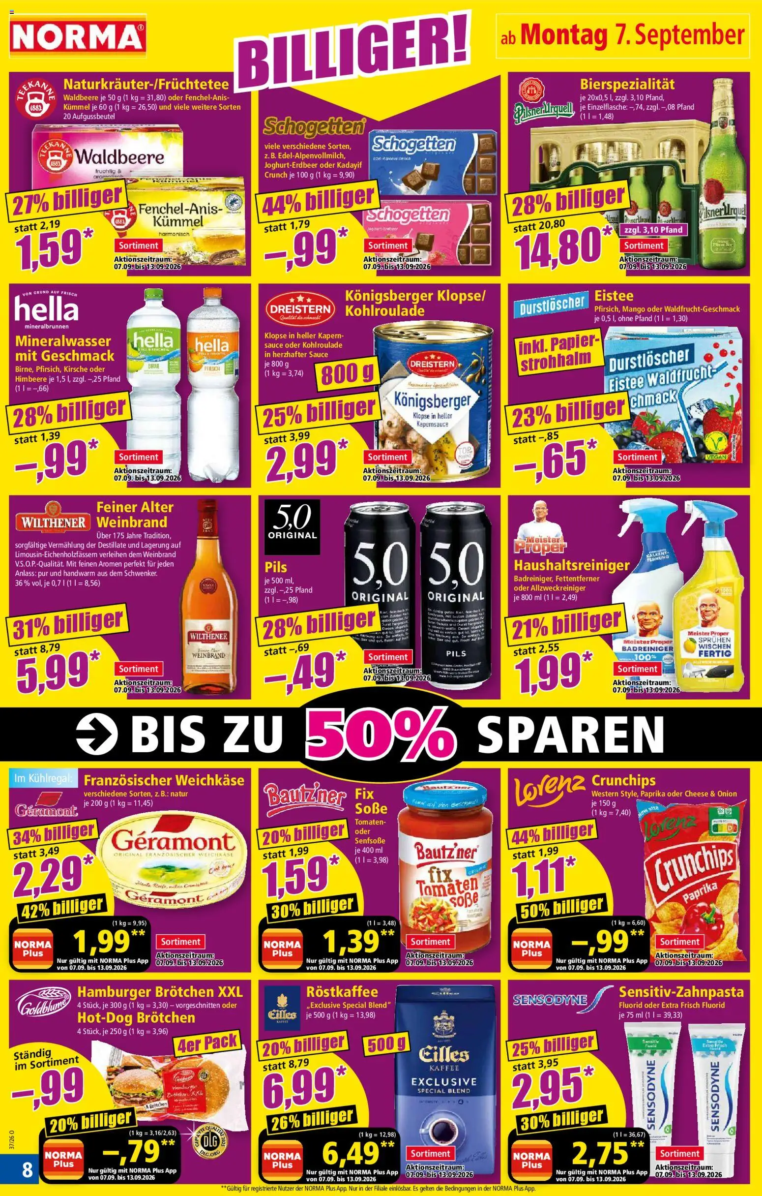 Norma Prospekt – gültig ab 07.09.2026 | Seite: 8