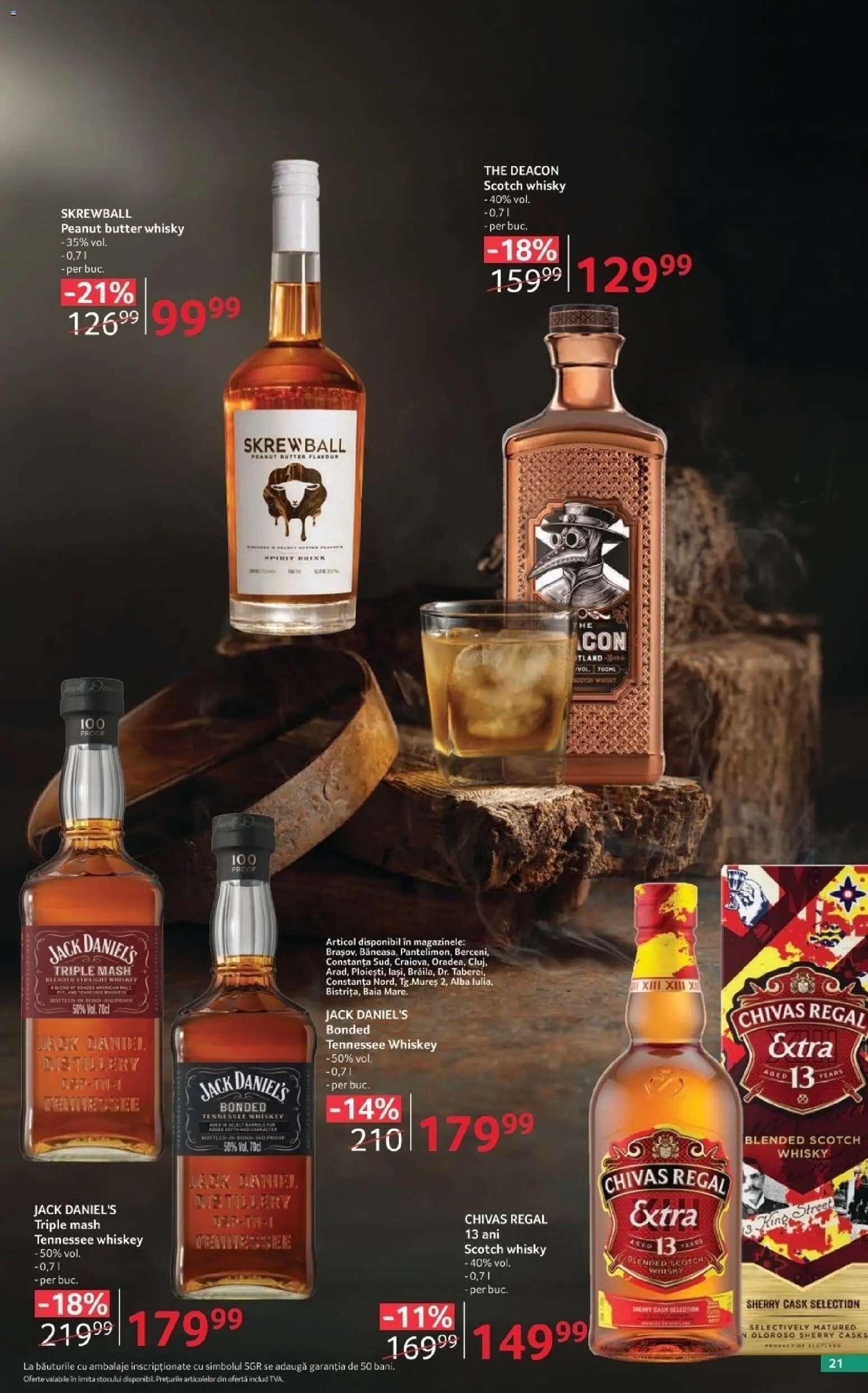 Noul catalog Selgros – valabil de la 02.10.2026 | Pagină: 21 | Produse: Alba, Scotch Whisky, Whiskey
