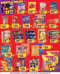 Shoprite specials catalogue – valid from 22/06/2026 | Page: 6 | Products: Sweets, Butter, Cream, Fruit