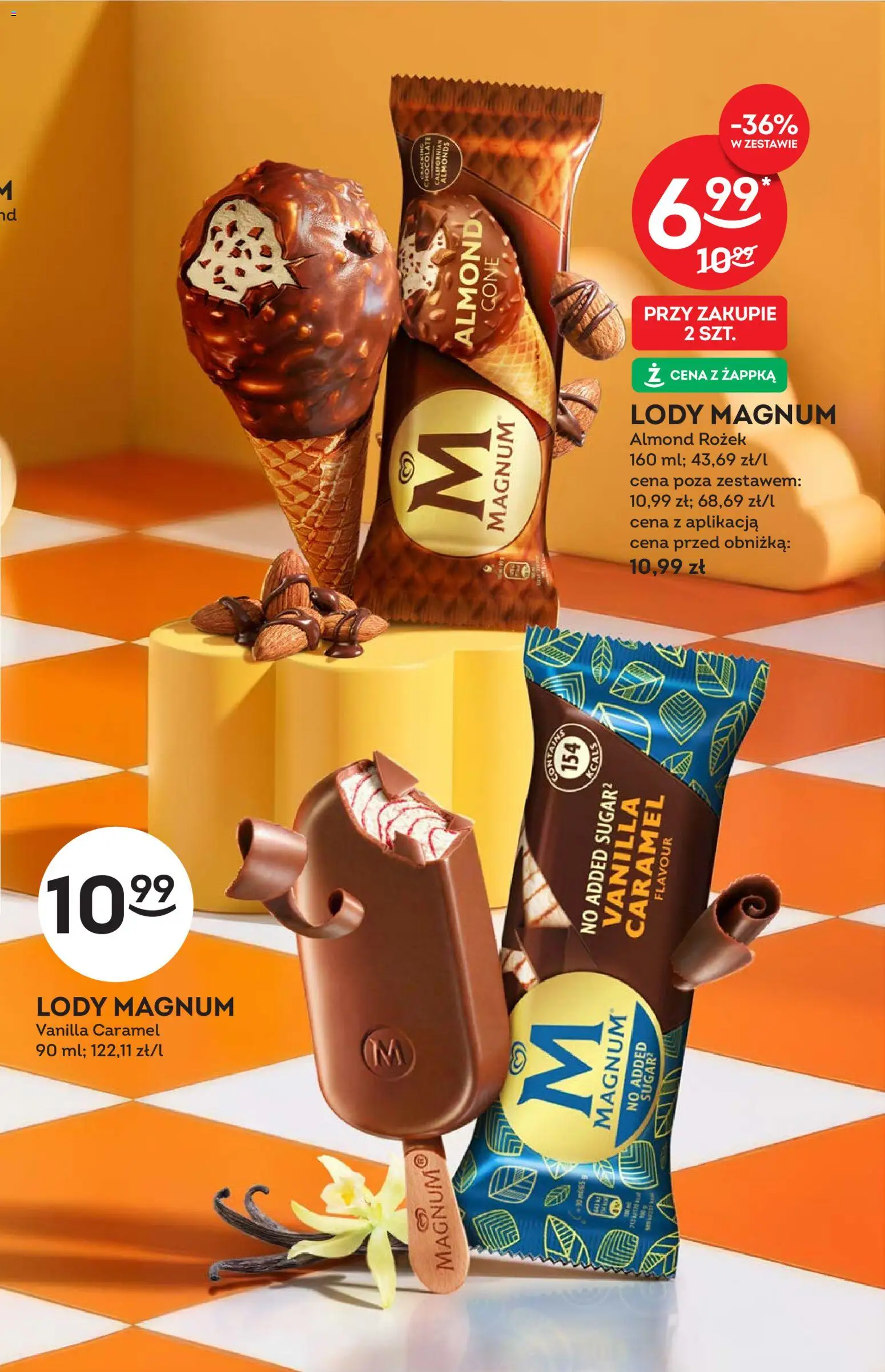 Żabka gazetka - Katalog lodowy od 15.07.2026 | Strona: 3 | Produkty: Lody Magnum, Lody