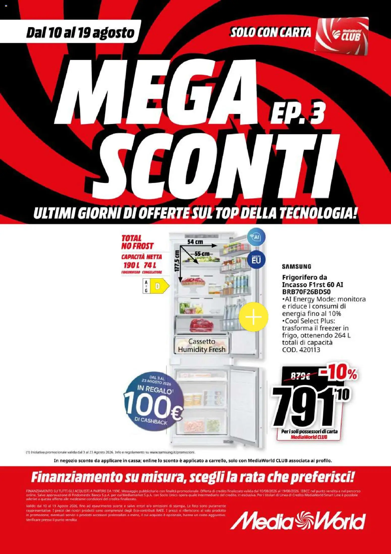 Volantino Media World del 10/08/2026 | Pagina: 36