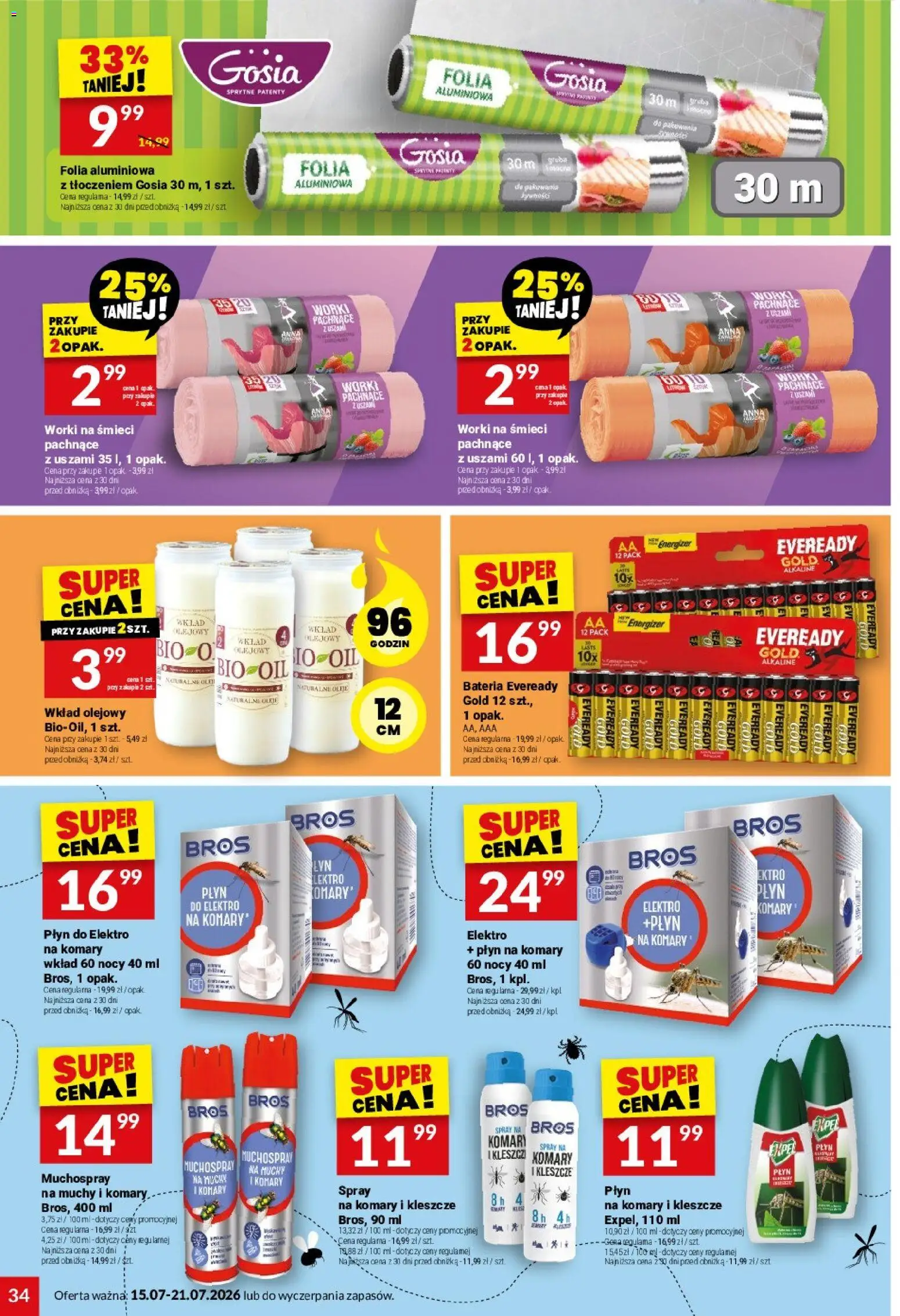 Twój Market gazetka od 15.07.2026 | Strona: 34 | Produkty: Bateria