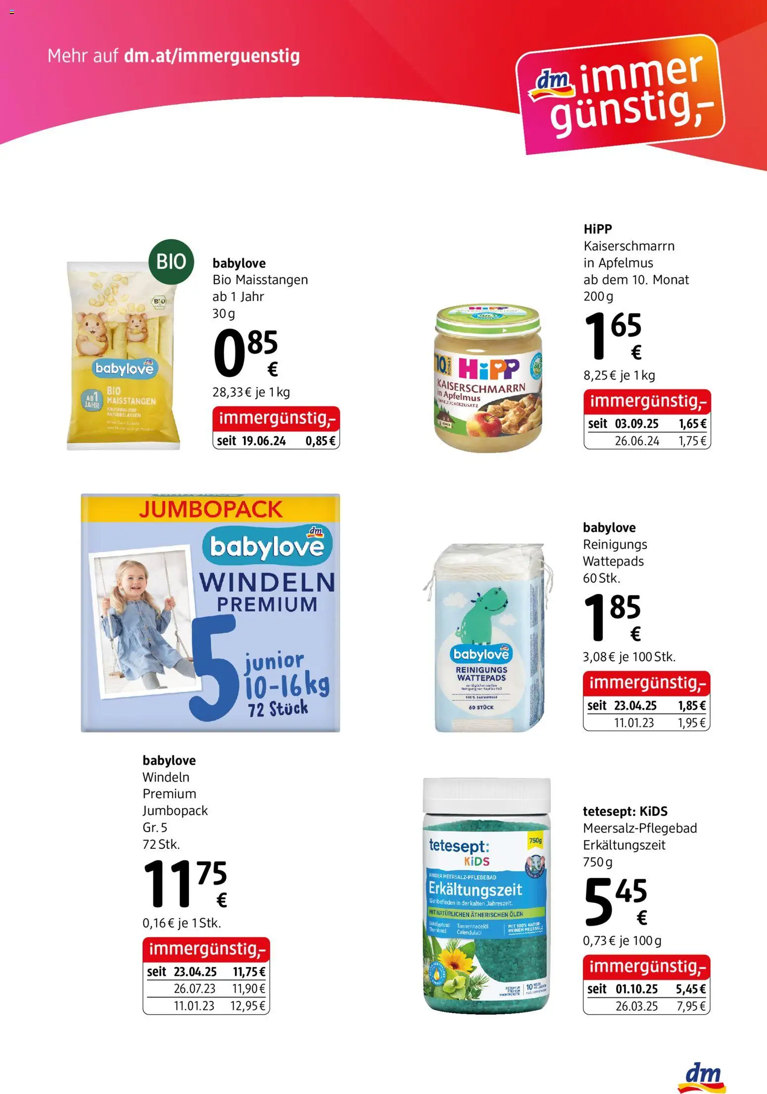 dm drogerie markt Flugblatt Februar 2026 gültig ab 29.01.2026 | Seite: 7 | Produkte: Windeln