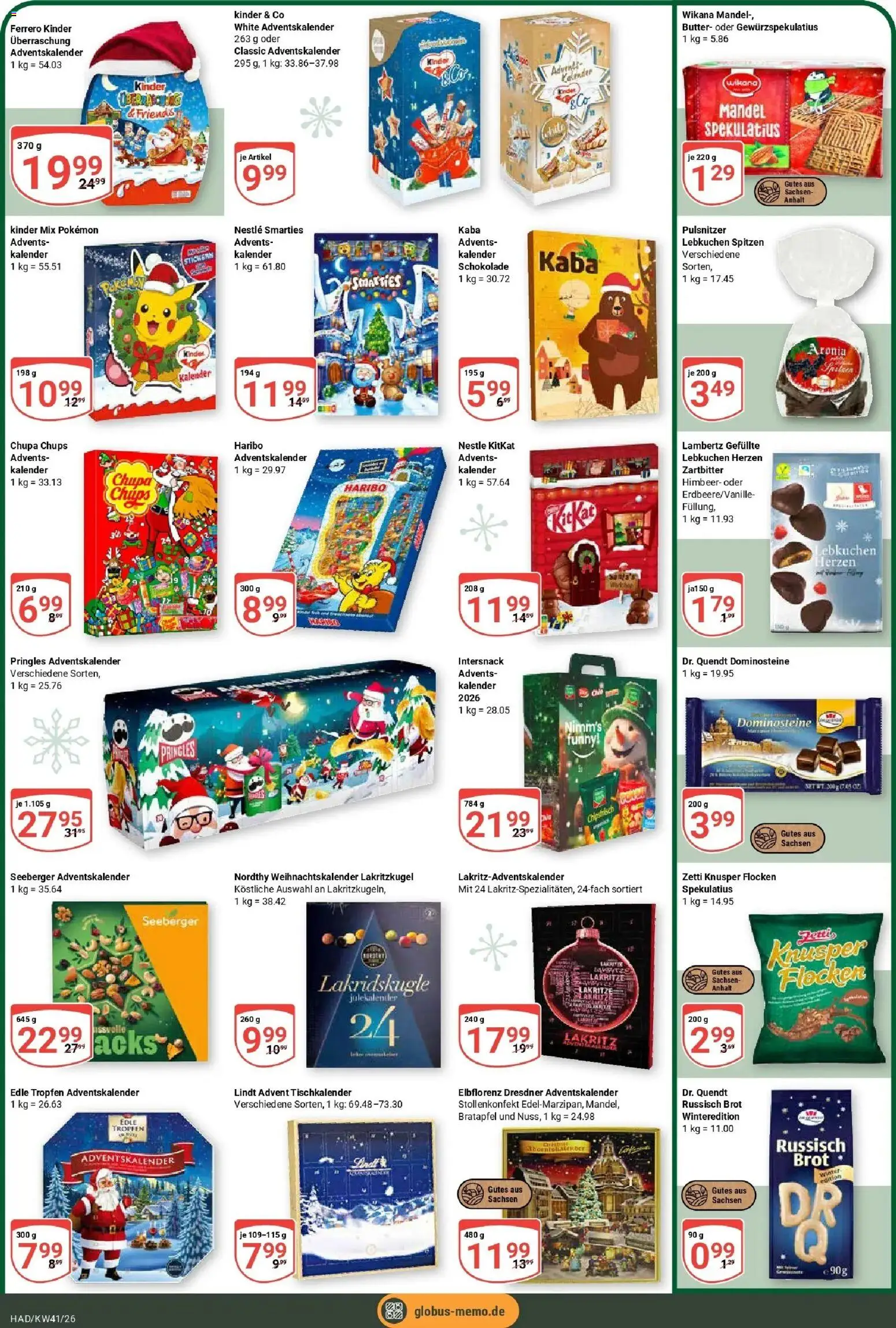 Globus Prospekt Halle (saale) (ab 05.10.2026) » Angebote online | Seite: 17 | Produkte: Schokolade, Smarties, Chips, Flocken
