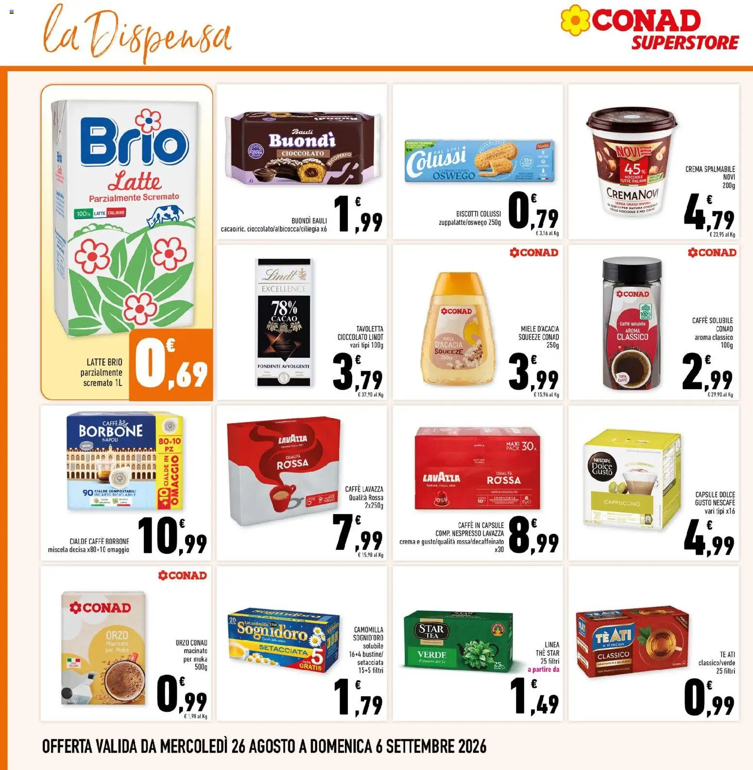 Volantino Conad del 26/08/2026 | Pagina: 16
