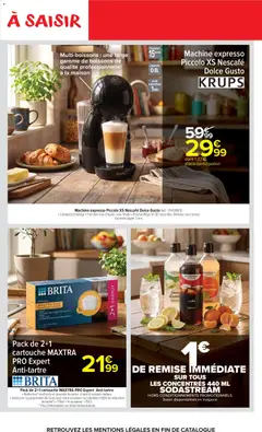 Carrefour Market - Prévisualisation de Carrefour Market catalogue Barcecue valide à partir de 13/07/2026 | Page: 55 | Produits: Dolce Gusto, Sodastream, Krups, Cartouche