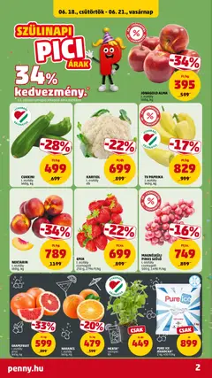 CUKKINI, I. osztály, lédig, kg - amely érvényes a következő dátumtól: 18.06.2026 | Oldal: 2