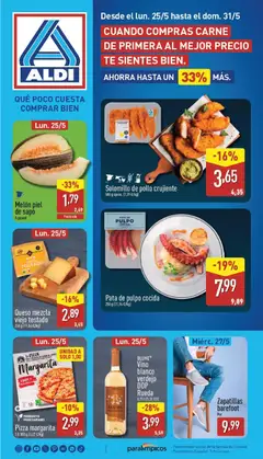 Vista previa Aldi folleto Península válido desde el 25.05.2026