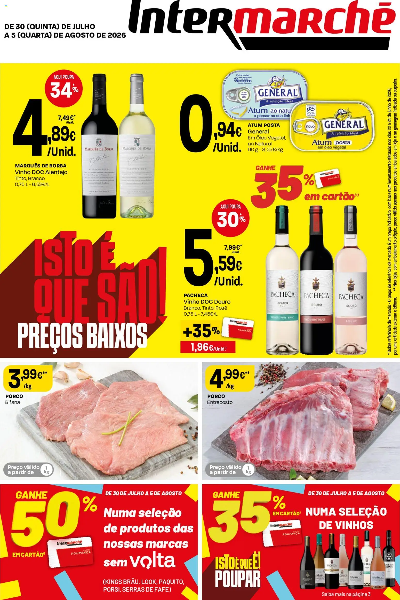 Intermarché folheto │ válido de 30/07/2026 | Página: 1