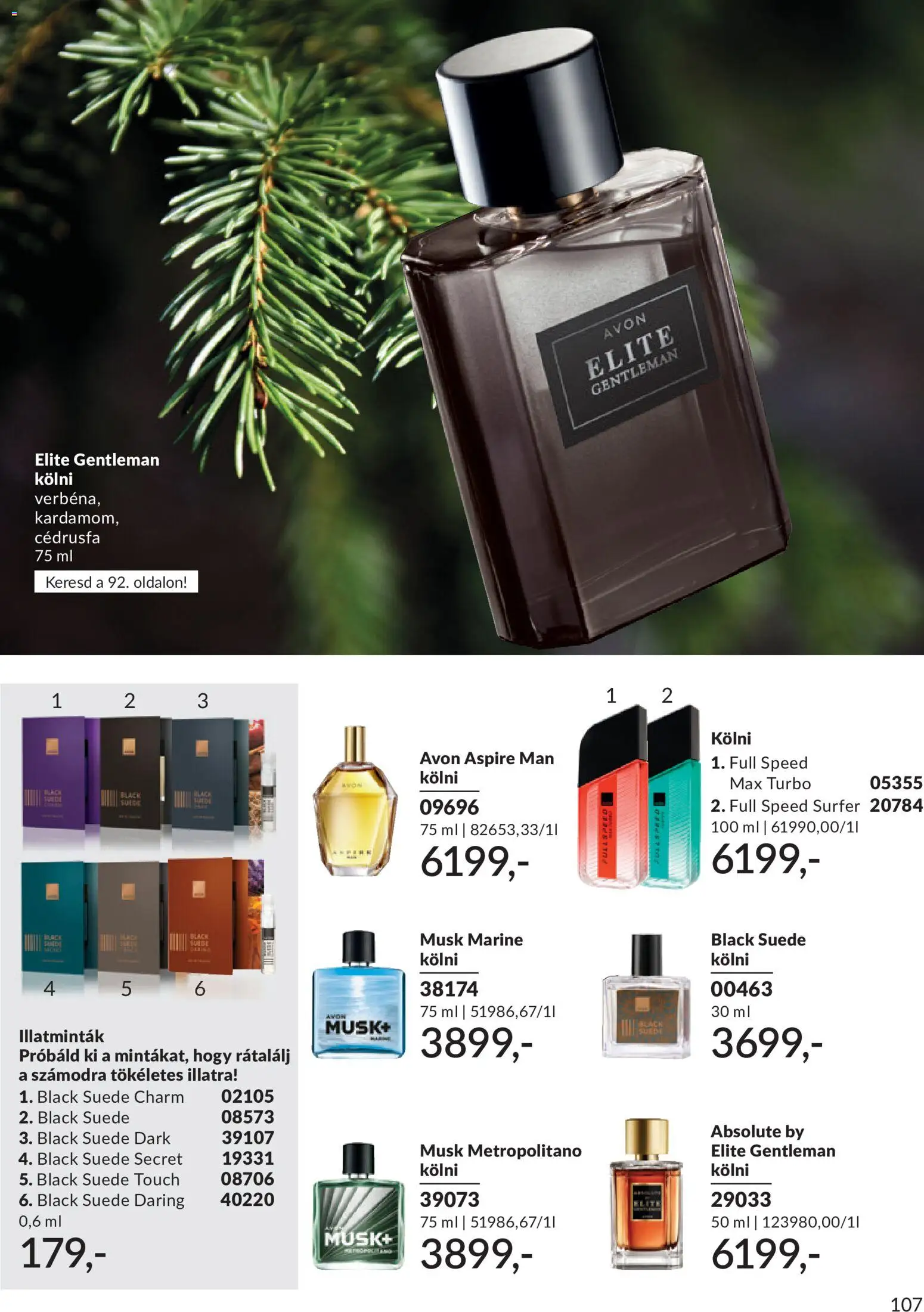 Avon akciós ujság - amely érvényes a következő dátumtól: 01.06.2026 | Oldal: 135 | Termékek: Kölni