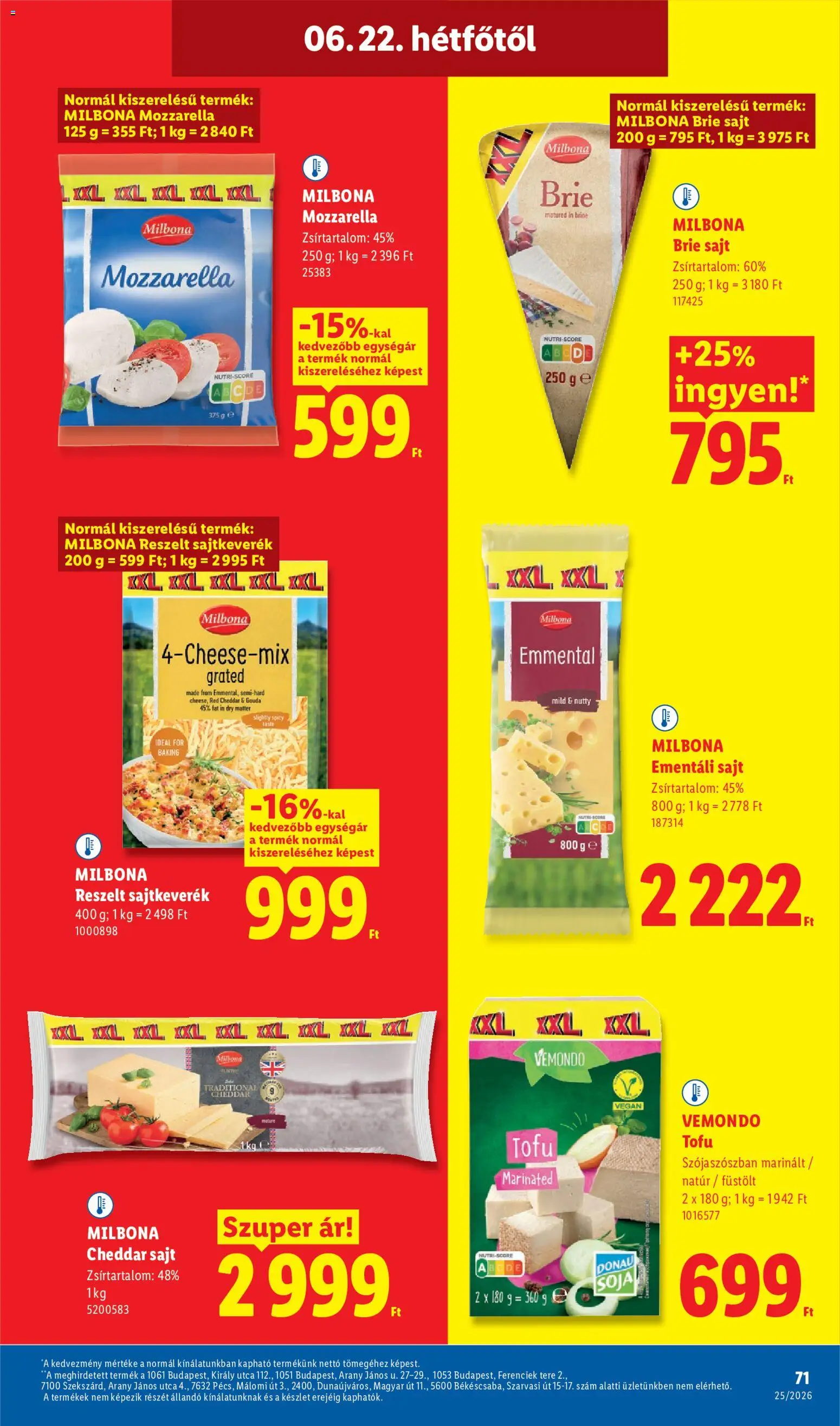 Lidl akciós ujság - amely érvényes a következő dátumtól: 18.06.2026 | Oldal: 71