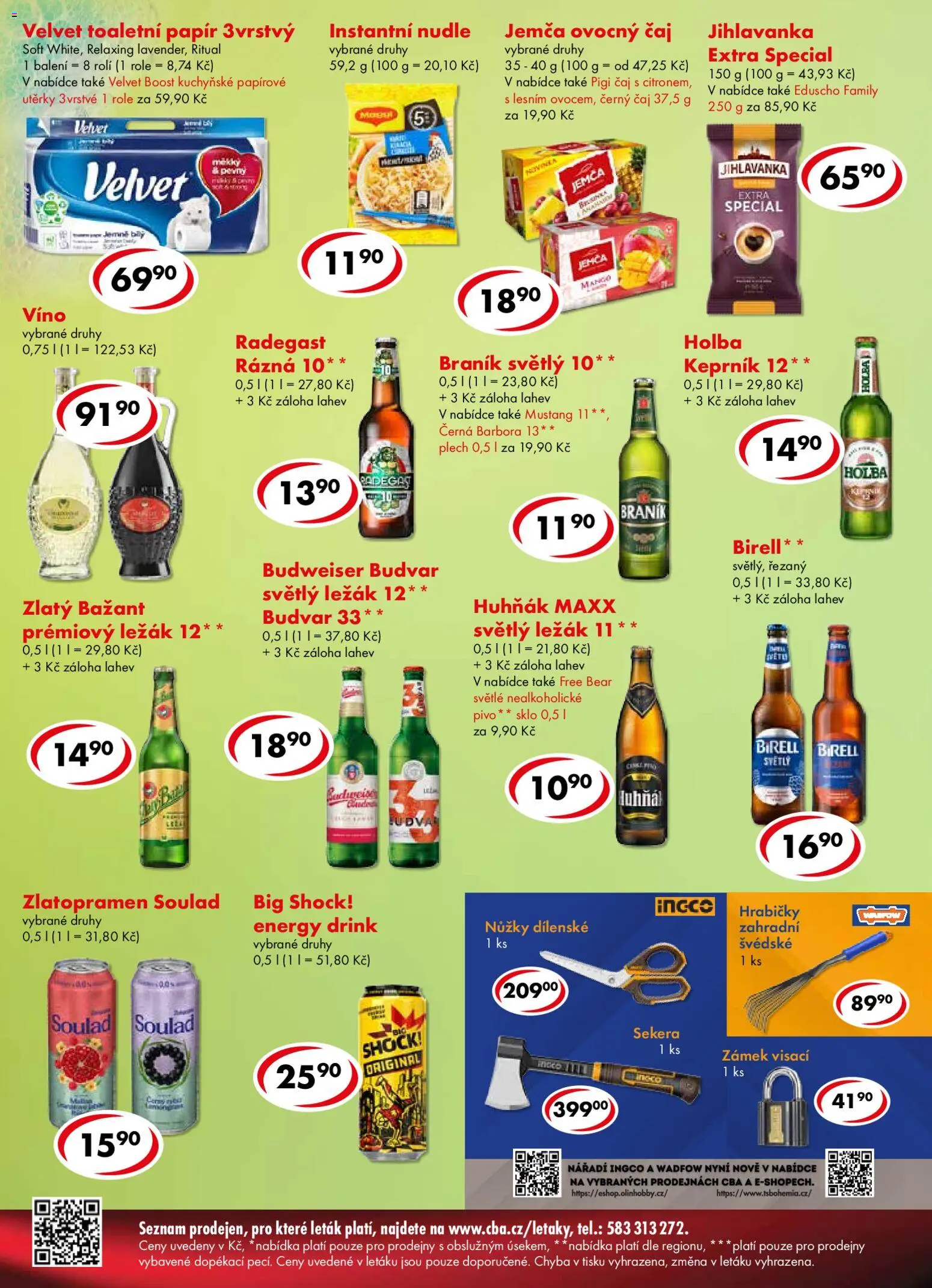 CBA leták - Premium od 16.09.2026 | Strana: 6 | Produkty: Birell, Čaj, Černý čaj, Ovocný čaj