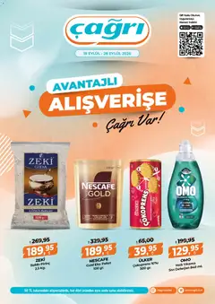 18 Eylül 2026 tarihinden itibaren geçerli olan Çağrı Market kataloğu önizlemesi