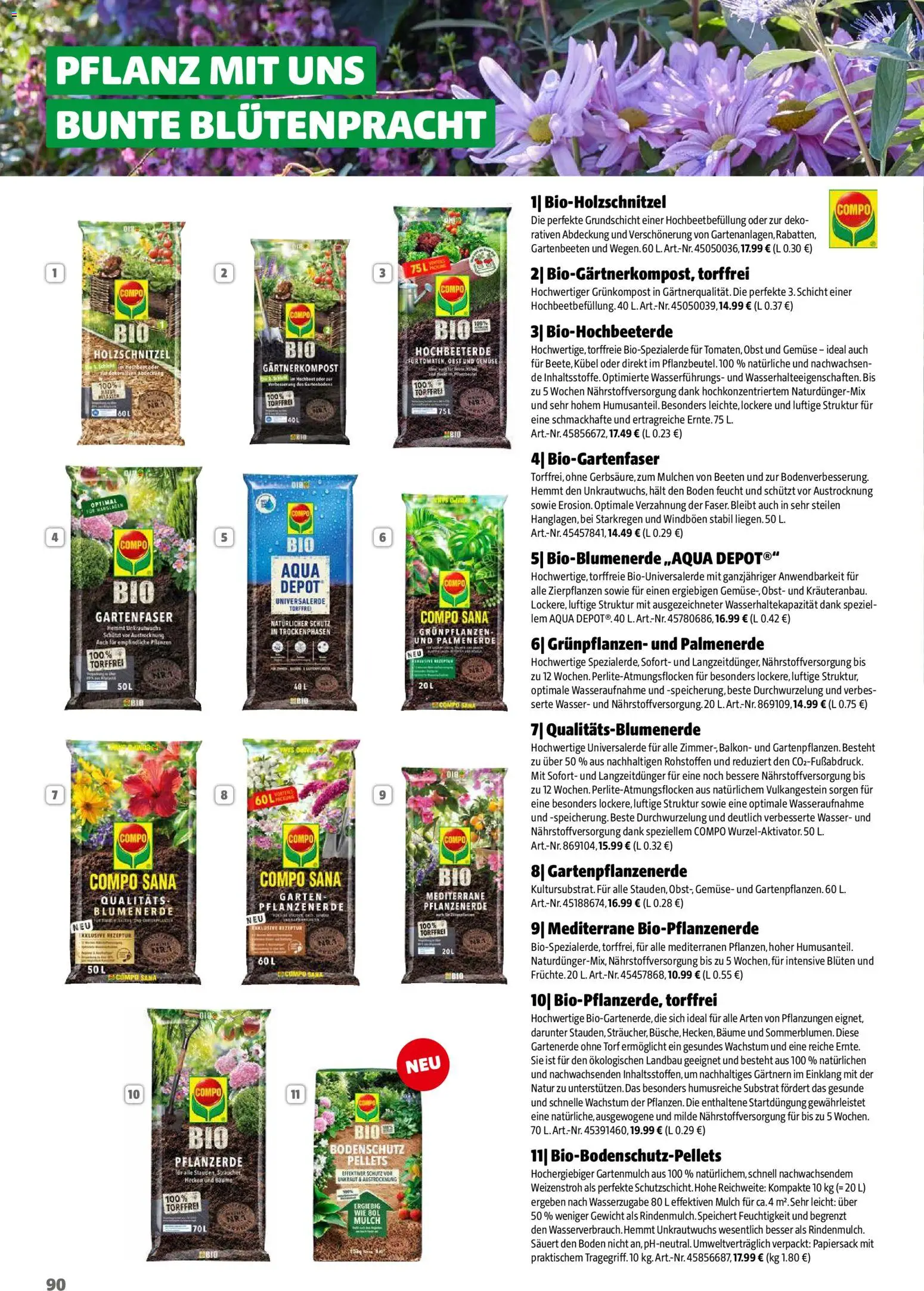 Hagebau Gartenjahr gültig ab 13.03.2026 | Seite: 90 | Produkte: Wasser, Gemüse, Obst, Gewicht