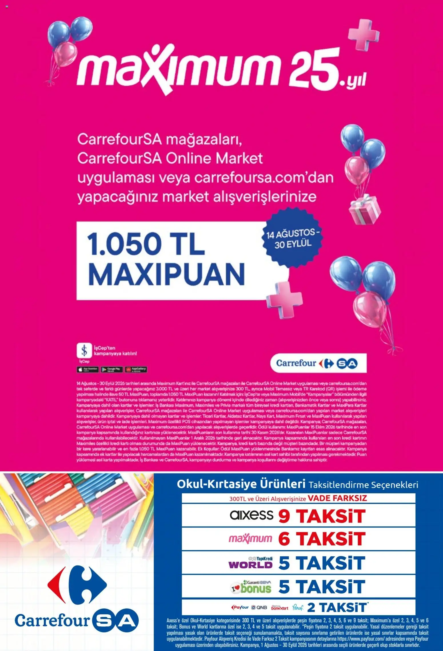 CarrefourSA - Okula dönüş - 26 Ağustos 2026 tarihinden itibaren geçerlidir | Sayfa: 48