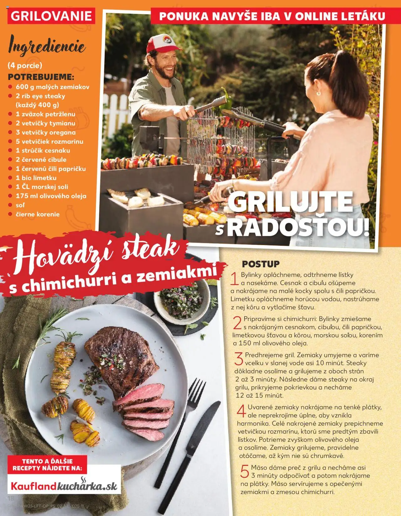 Nové Kaufland akcie – leták je platný od 19.06.2025 | Strana: 18 | Produkty: Čierne korenie, Korenie, Zemiaky, Steak