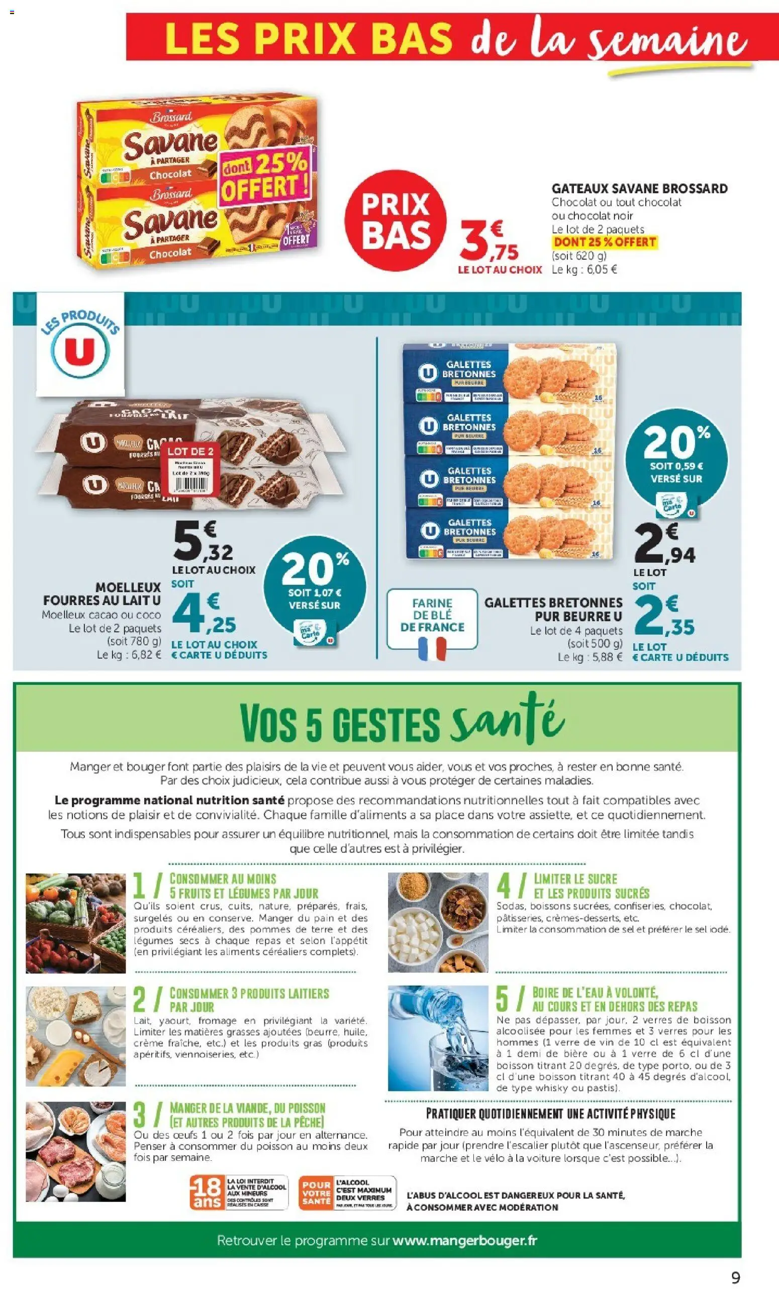 {H1} | Page: 9 | Produits: Boisson, Fruits, Œufs, Chocolat