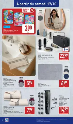 Aldi - Prévisualisation de Aldi catalogue valide à partir de 13/10/2026 | Page: 34 | Produits: Câble, Tapis, Serviettes, Gants