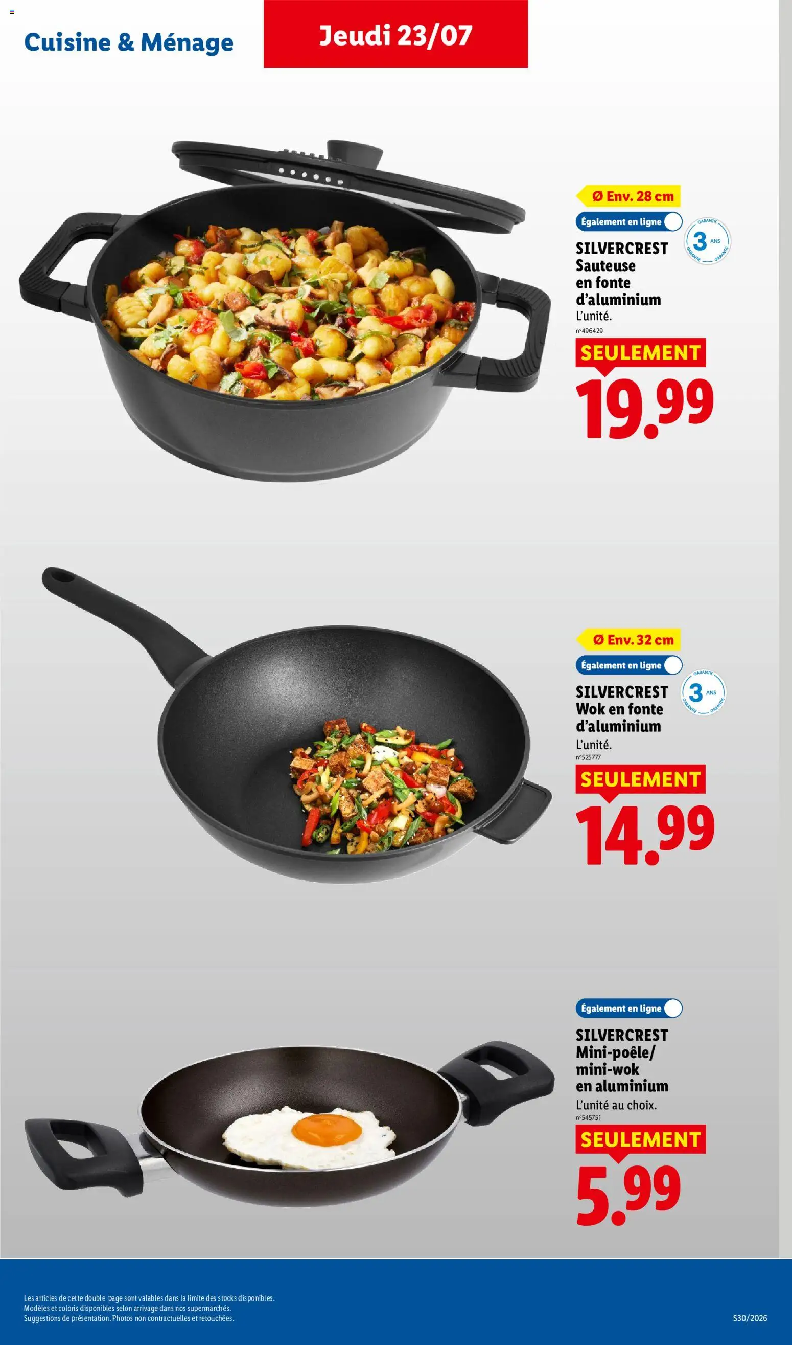 {H1} | Page: 45 | Produits: Silvercrest, Sauteuse en fonte