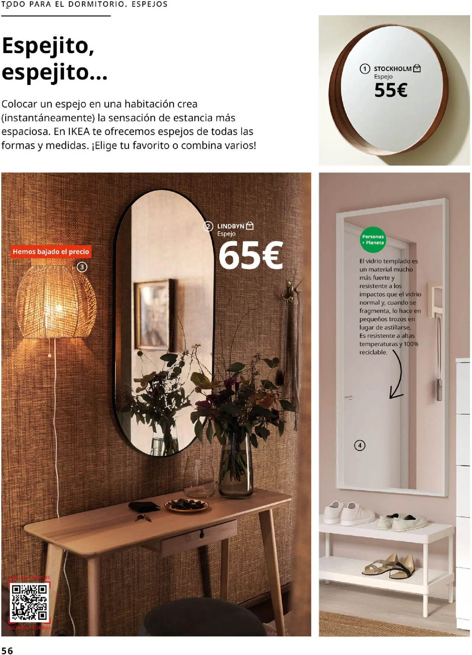 Catálogo IKEA Accesorios y decoración │ válido desde el 01/02/2026 | Página: 56 | Productos: Té, Espejo