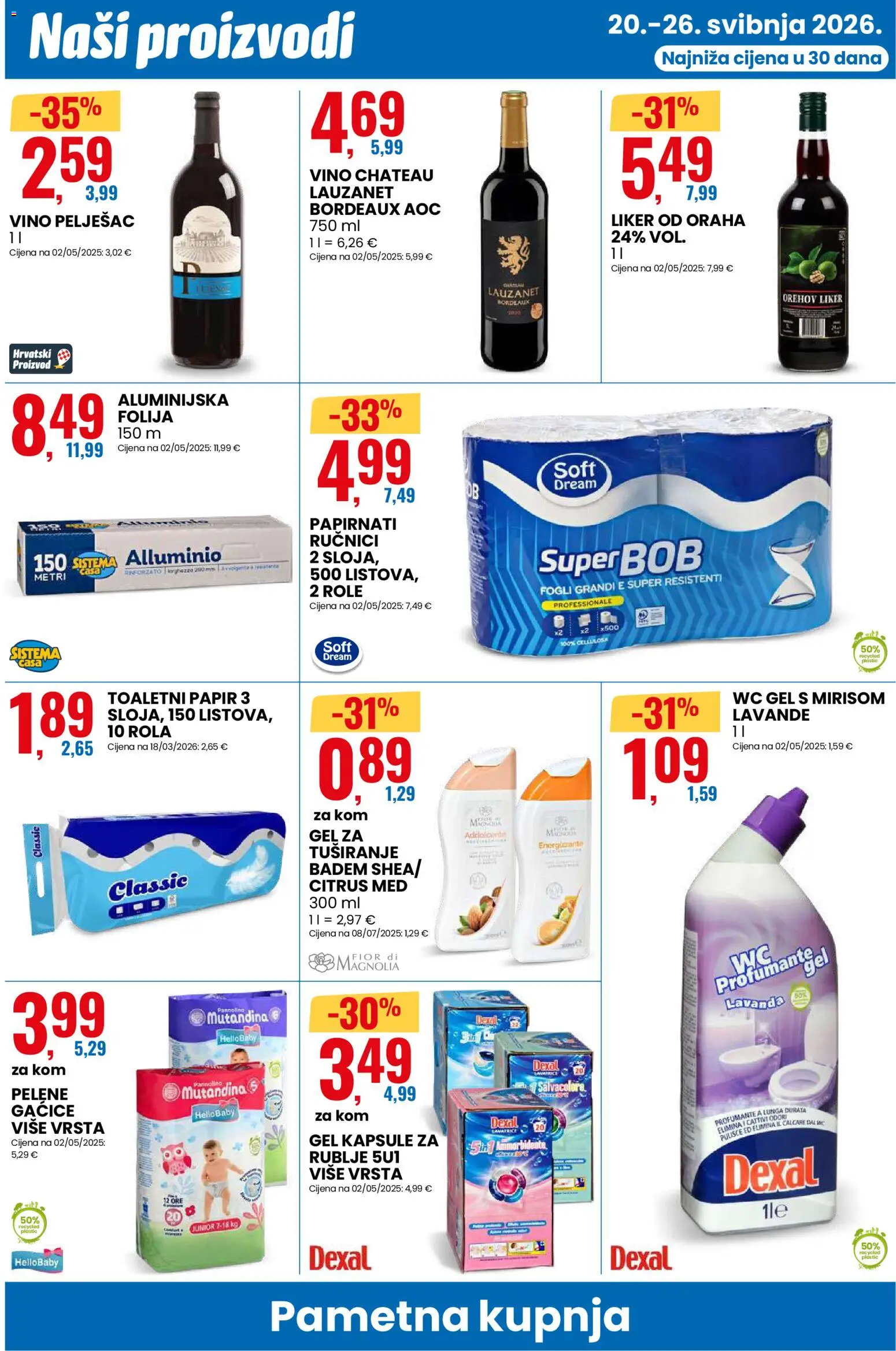 🛒 Eurospin katalog od 📆 20.05.2026 ➤ Pogledaj akcije sada!🔥 | Hrvatska