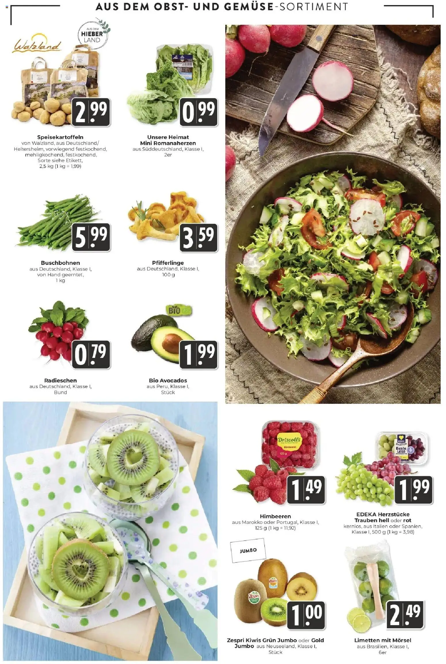 Edeka Prospekt Lörrach (ab 17.08.2026) » Angebote Online | Seite: 7 | Produkte: Himbeeren, Trauben, Obst, Pfifferlinge