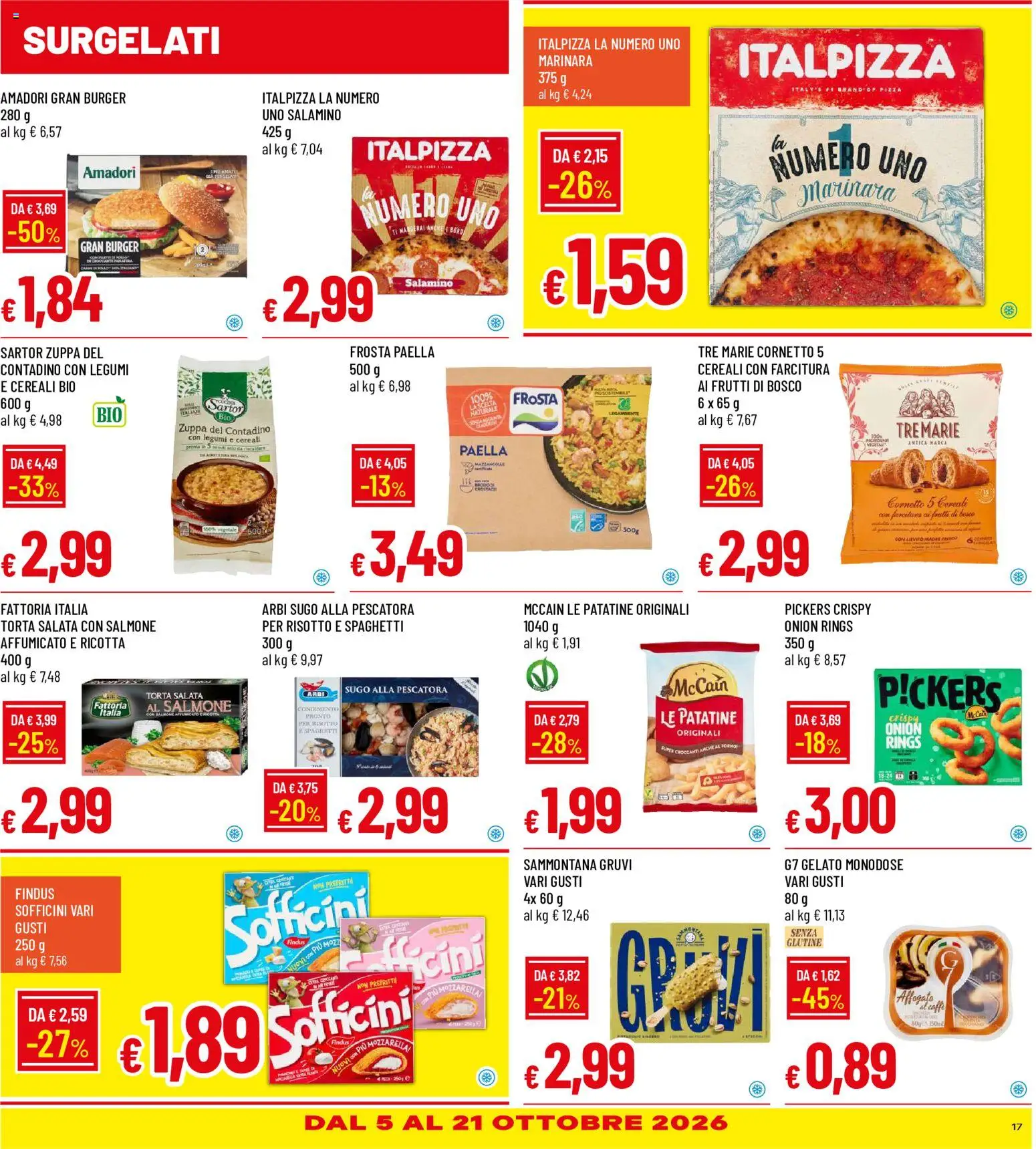 Volantino Galassia del 30/09/2026 | Pagina: 17 | Prodotti: Caffè, Salmone, Patatine, Lievito
