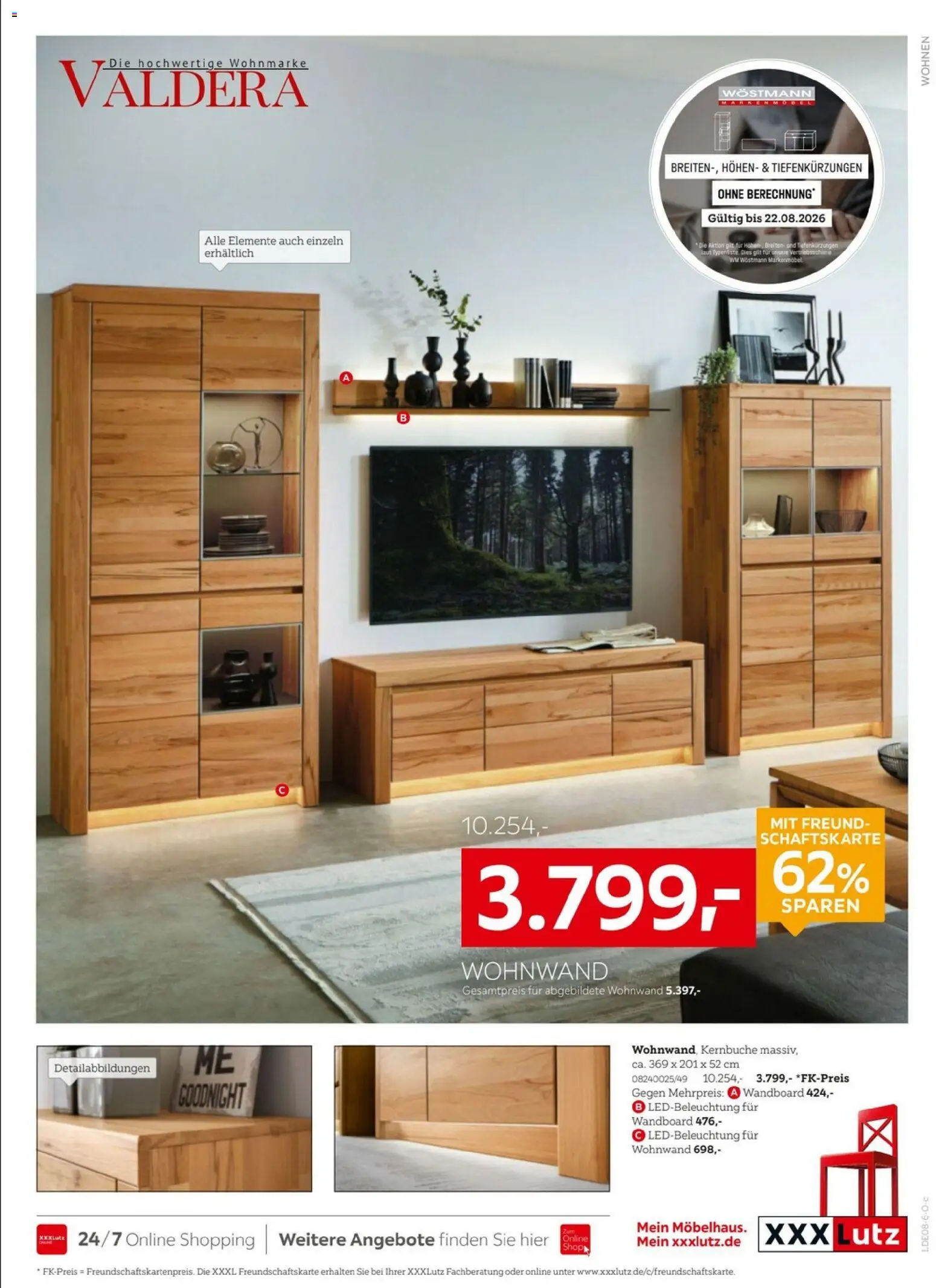XXXLutz Jubiläum – gültig ab 08.08.2026 | Seite: 11 | Produkte: Wohnwand, Wandboard