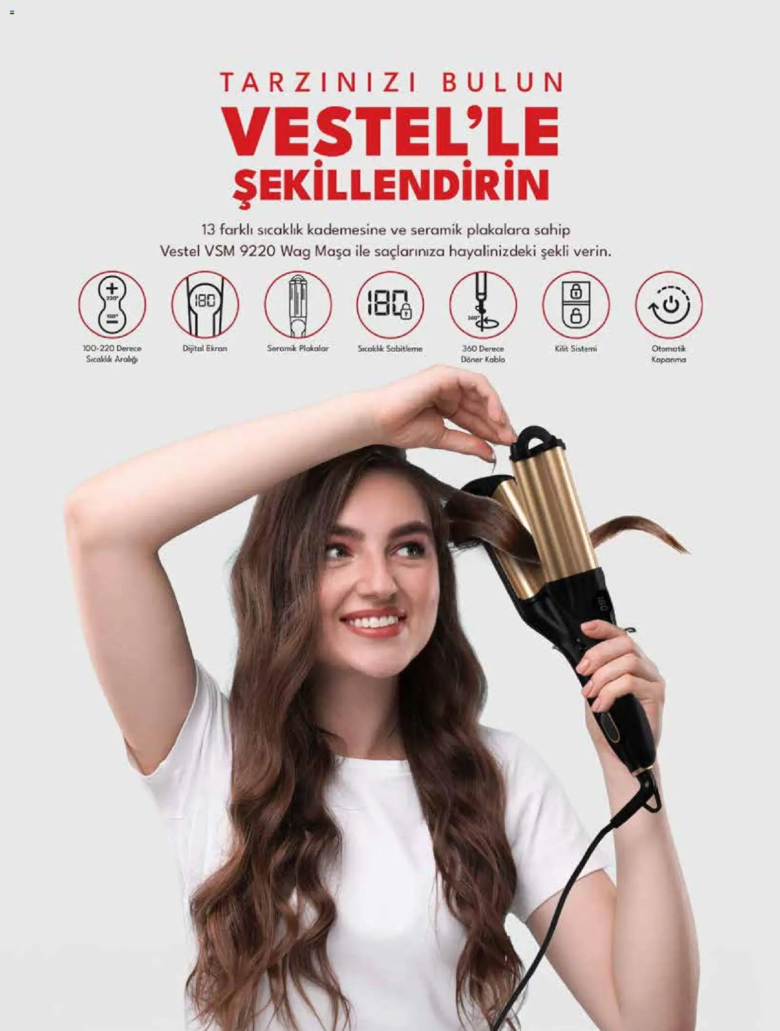 Vestel - Küçük Ev Aletleri - 01 Ağustos 2026 tarihinden itibaren geçerlidir | Sayfa: 9 | Ürünler: Döner, Masa, Kablo